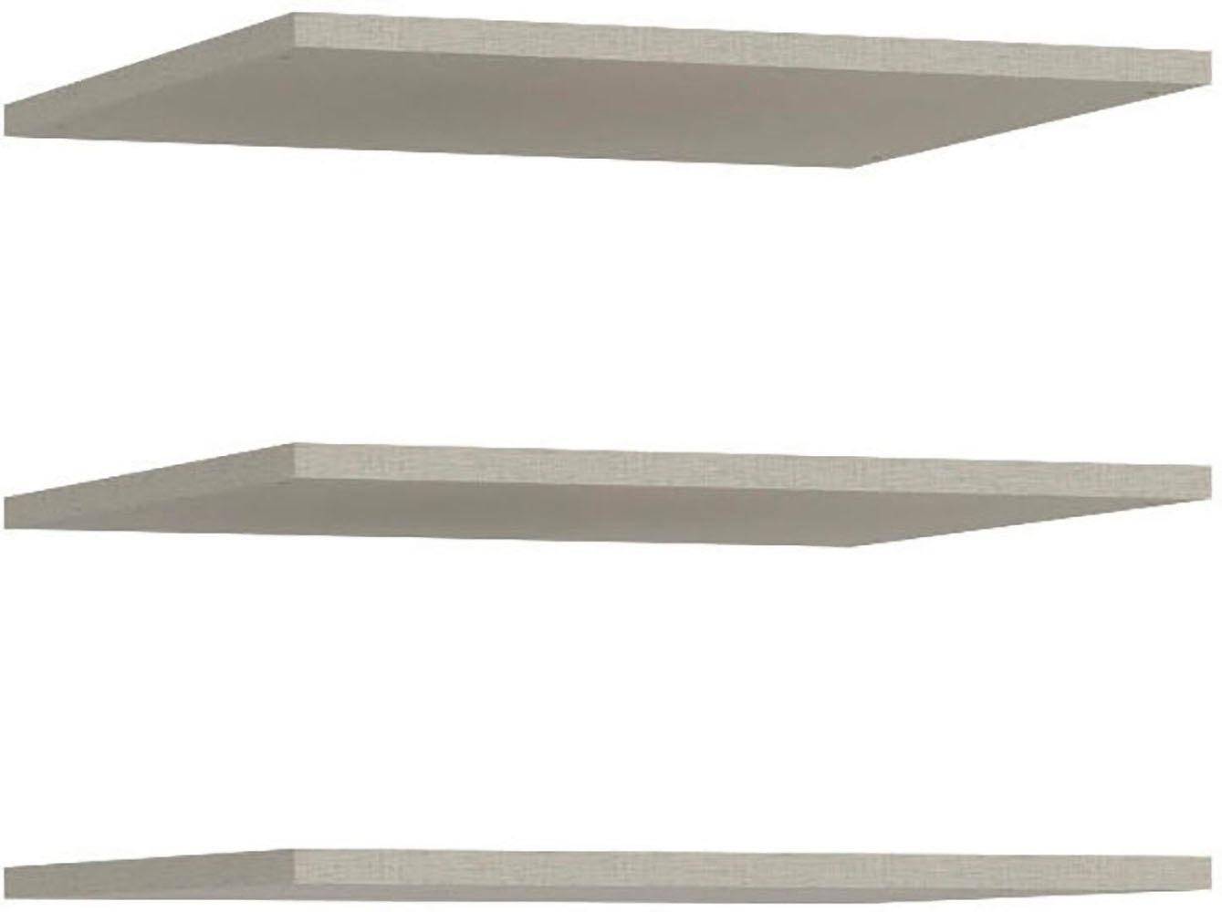 FORTE Einlegeboden, (Set, 3 St., 3-er Set), Einlegeboden 3er Set, Textilstruktur, Breite 42,2 cm