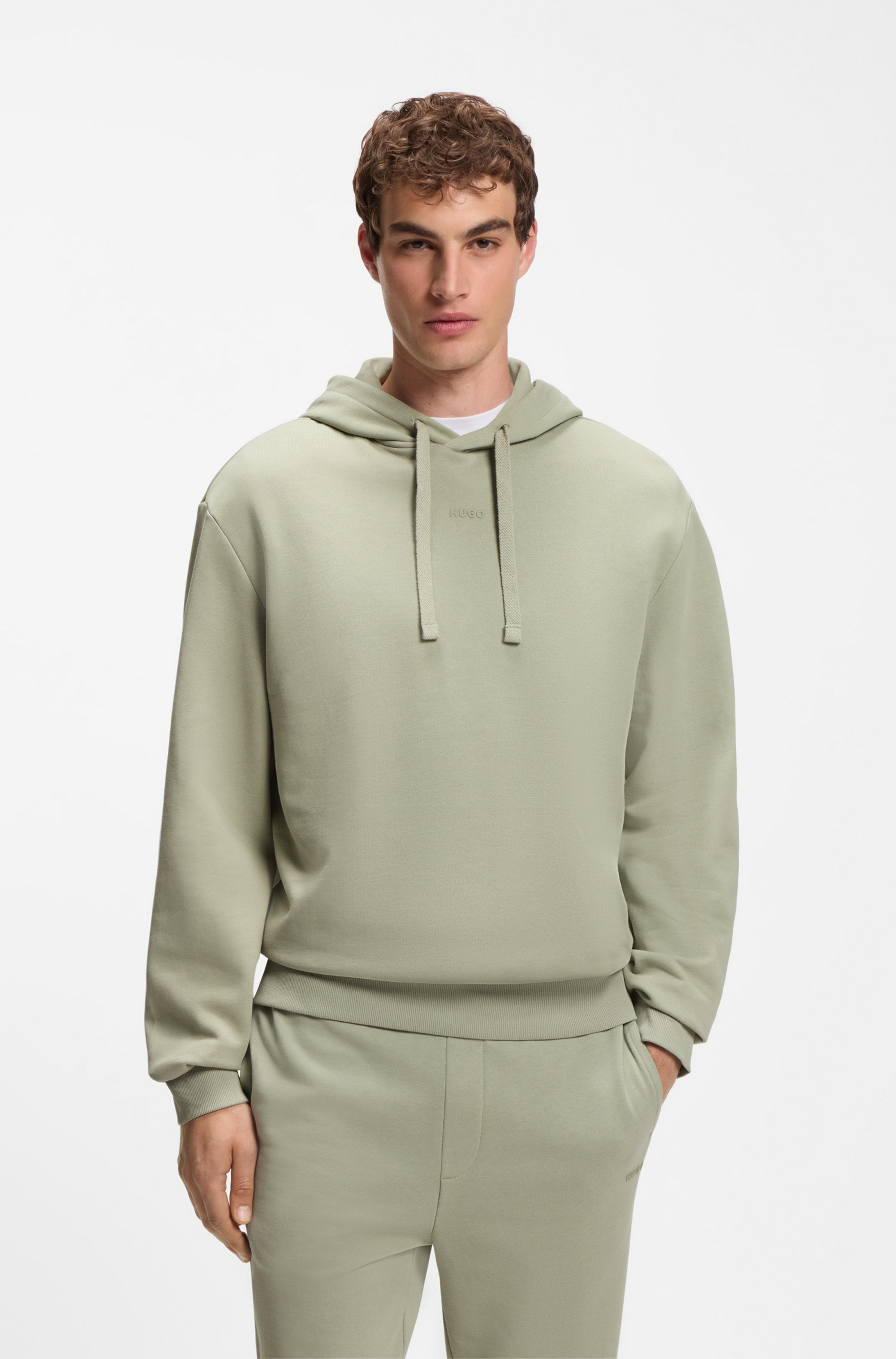 HUGO Jogginganzug »DapoDayote« Set, 2 Zweiteiliger Trainingsanzug Relaxed Fit, Kapuze mit Kordelzug