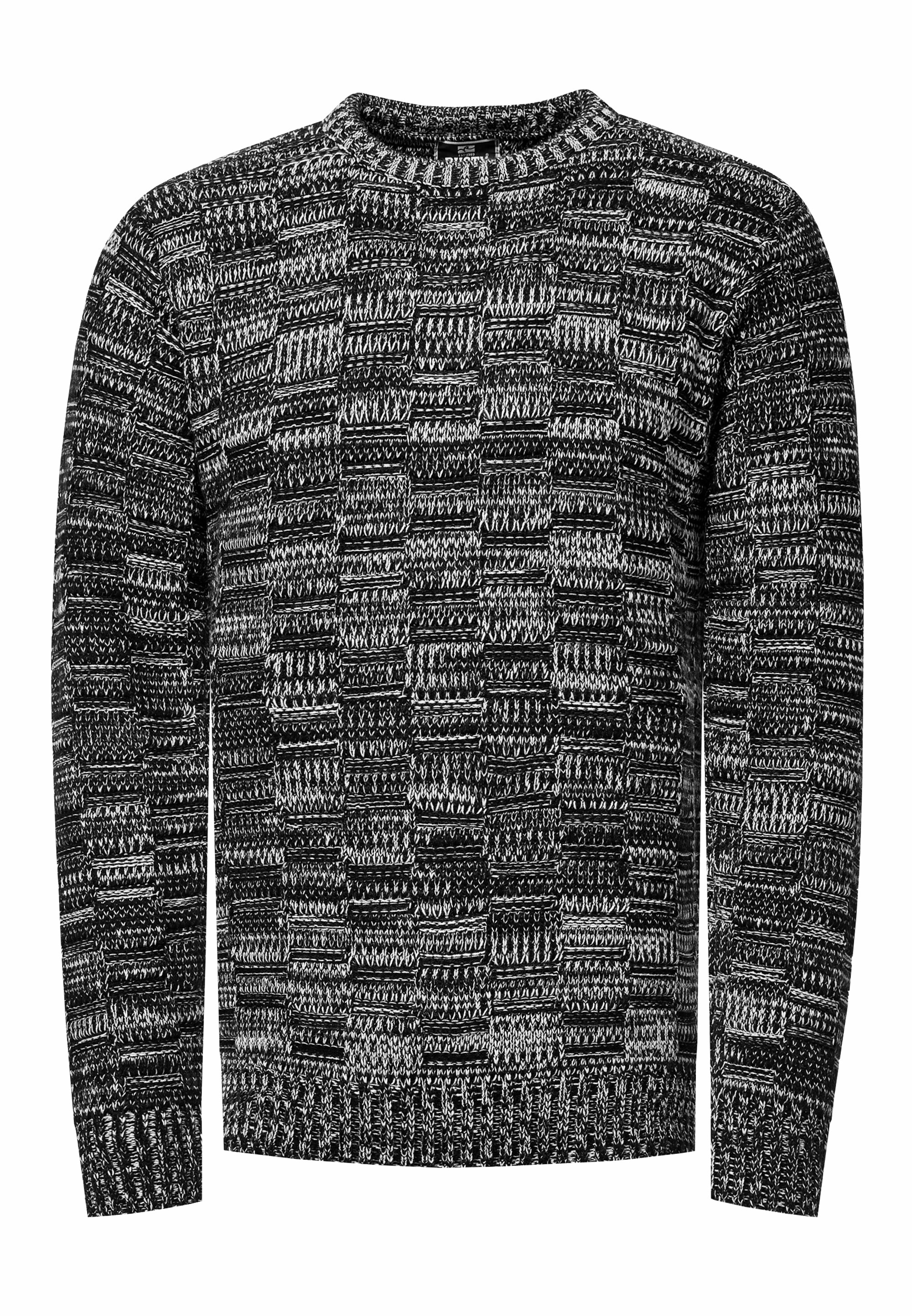 Rusty Neal Strickpullover mit dezenter Musterung und Strick-Design