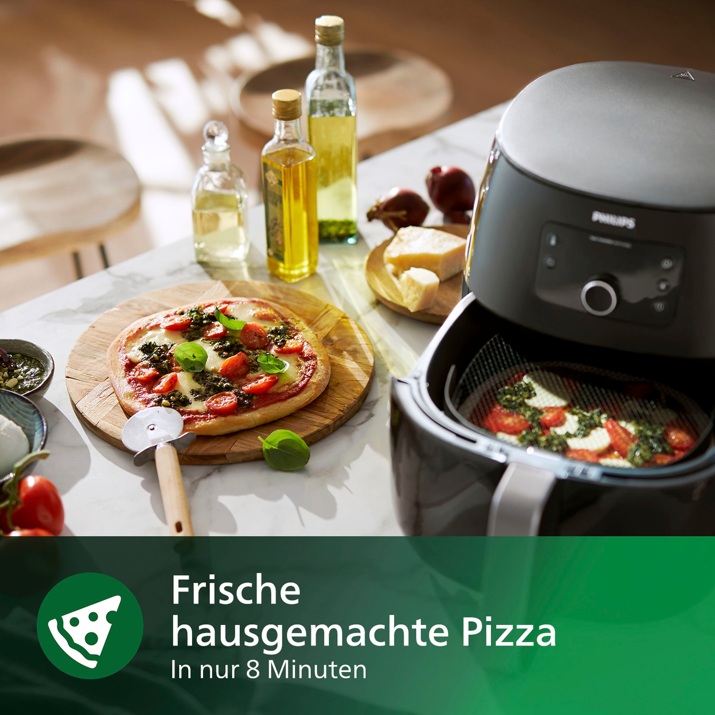 Philips Backeinsatz »HD9953/00 Pizzablech«, (2 tlg.) | BAUR