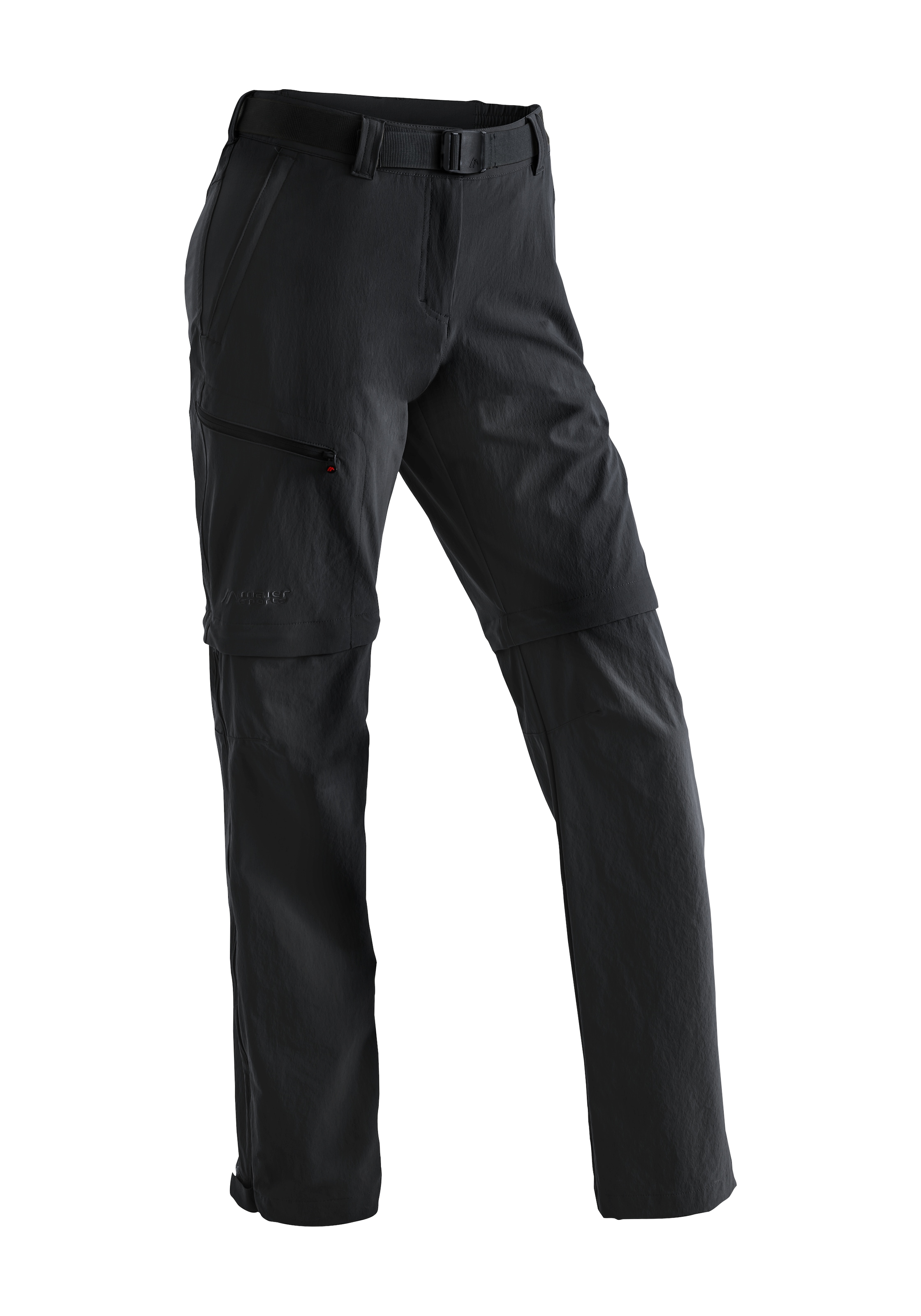 Maier Sports "Nata" Damen Zip-Off Wanderhose, atmungsaktive Trekkinghose, Regular Fit