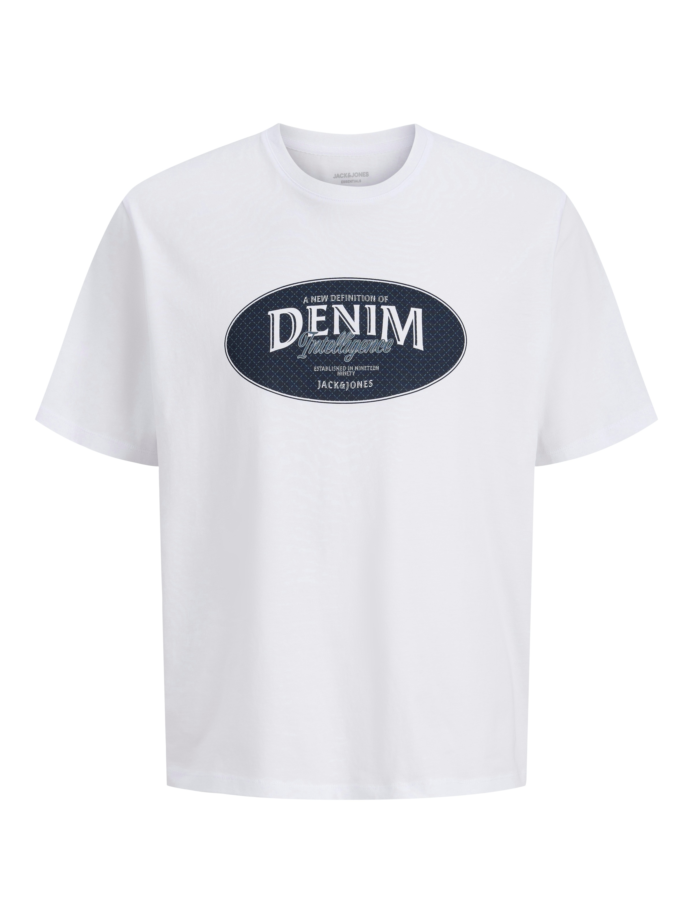 Jack & Jones T-Shirt »JJEDOVER DENIM TEE SS O-NECK 3PK MP« Packung, 3 tlg.