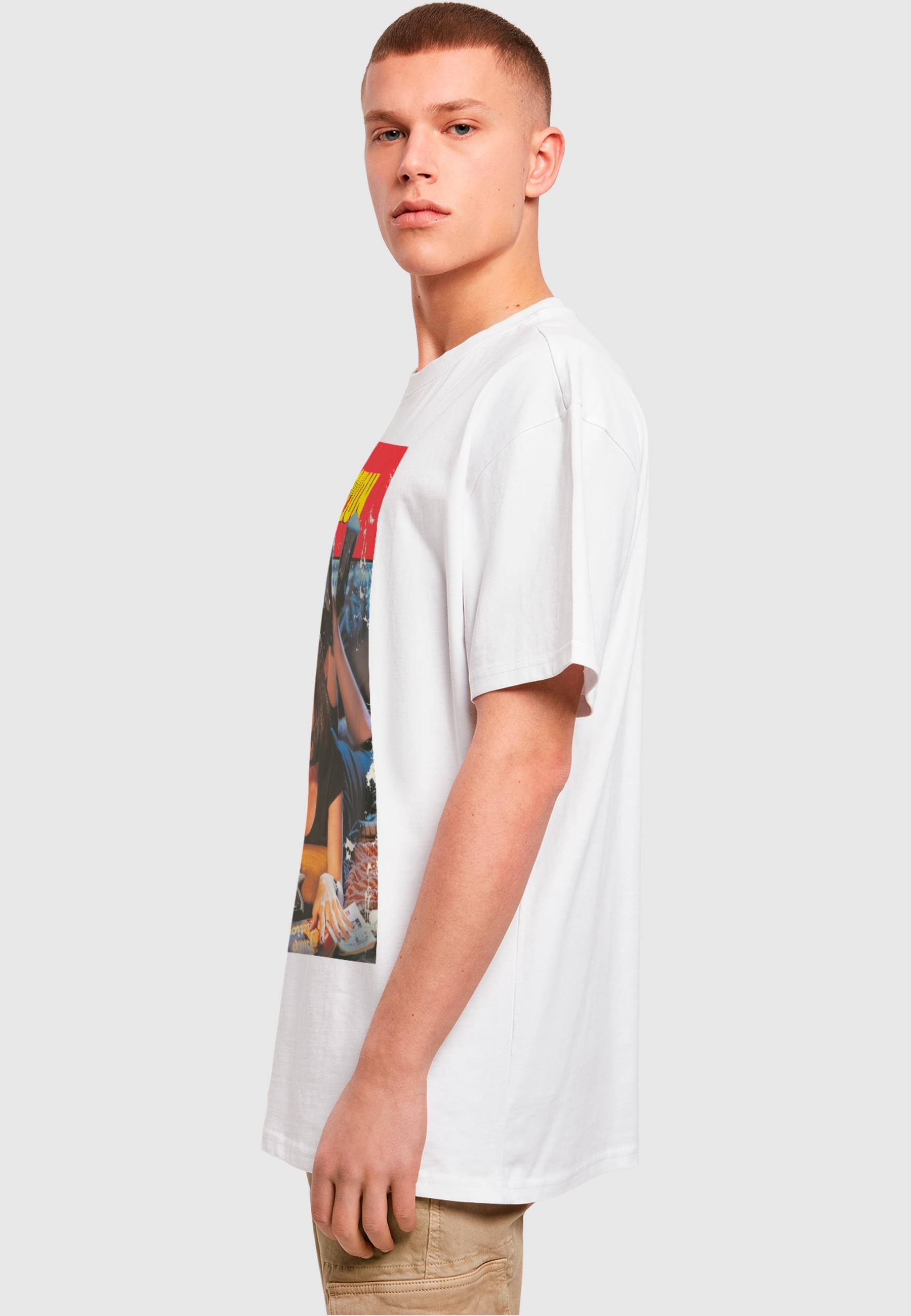 Merchcode T-Shirt »Merchcode Herren Pulp Fiction Poster Oversize Tee«, (1 tlg.)