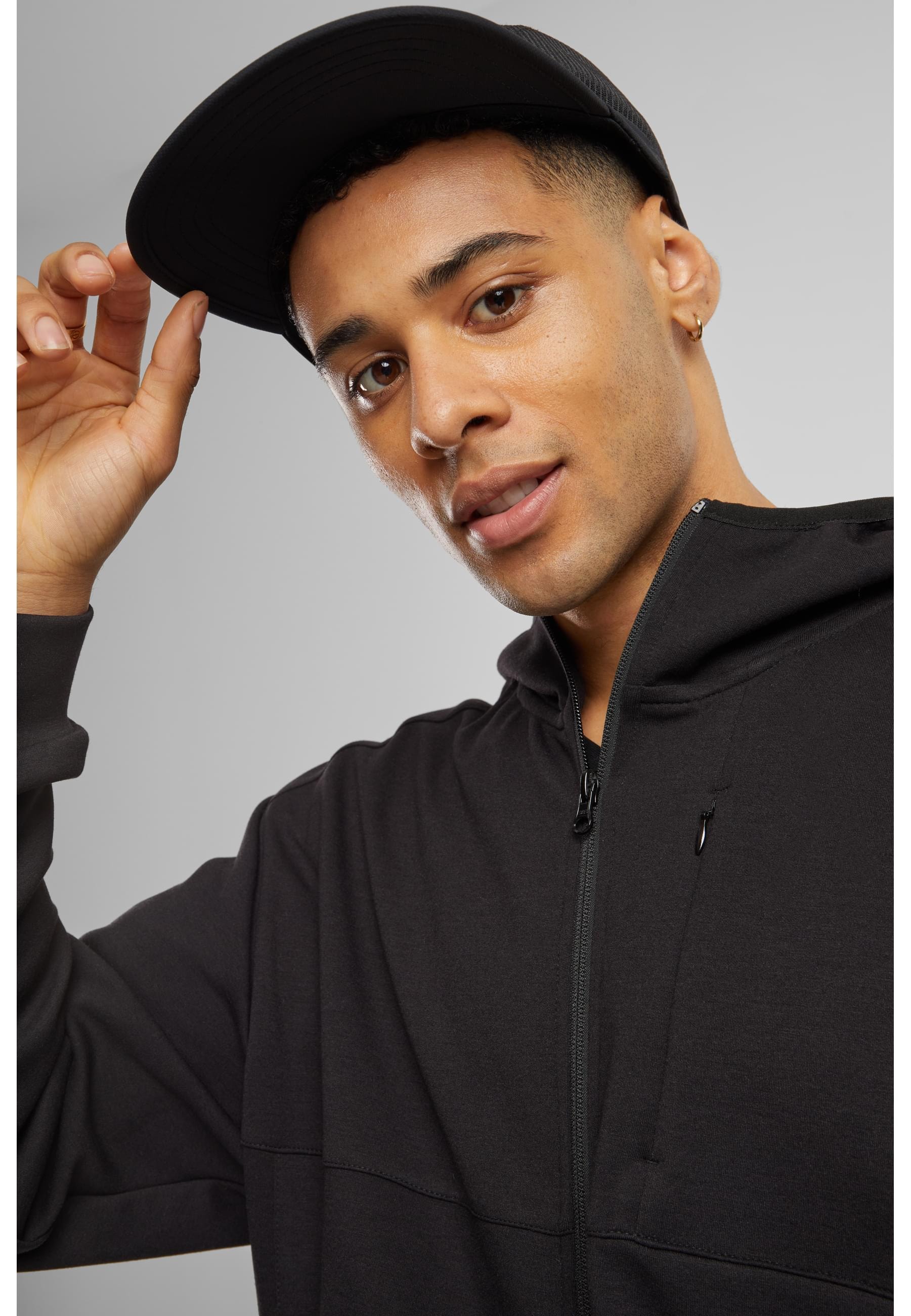 URBAN CLASSICS Sweatjacke »Urban Classics Scuba Zip Pocket Hoody«