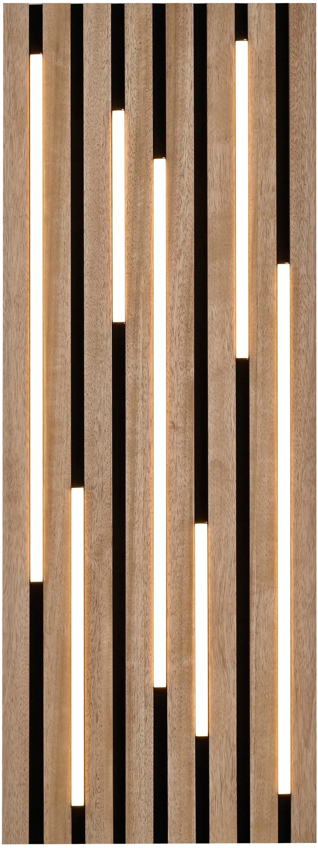 JUST LIGHT LED Deckenleuchte »AKUSTIK« LED-Board 1 Stk. Warmweiß Akustikpaneel mit Echtholzfurnier: Eiche