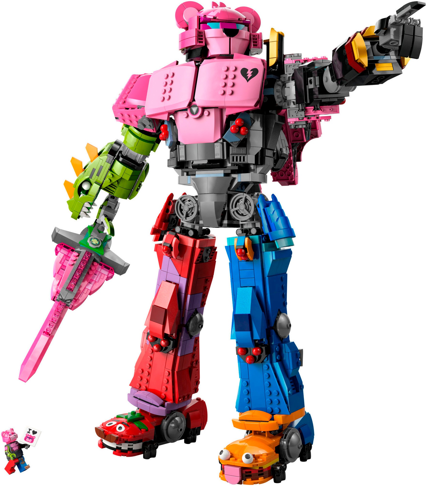 LEGO® Konstruktionsspielsteine »Mecha-Anführer (77078), LEGO Fortnite«, (2503 St.), Made in Europe