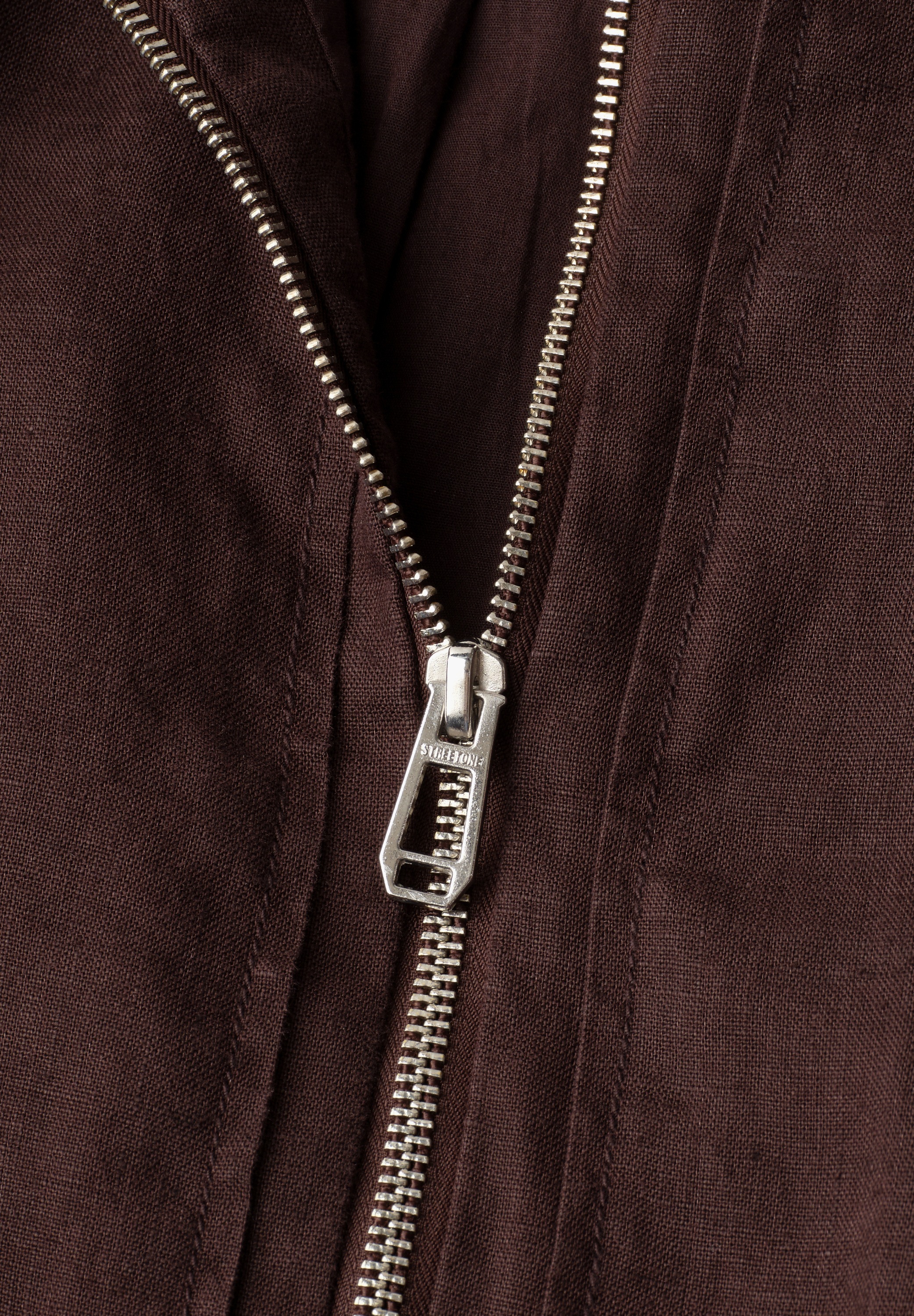 STREET ONE Blouson ohne Kapuze aus Leinen