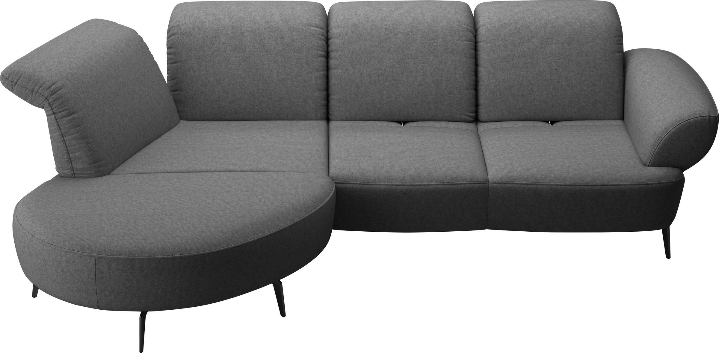 sit&more Ecksofa "Dance, L-Form, inkl. Sitztiefenverstellung", inkl. Click& günstig online kaufen
