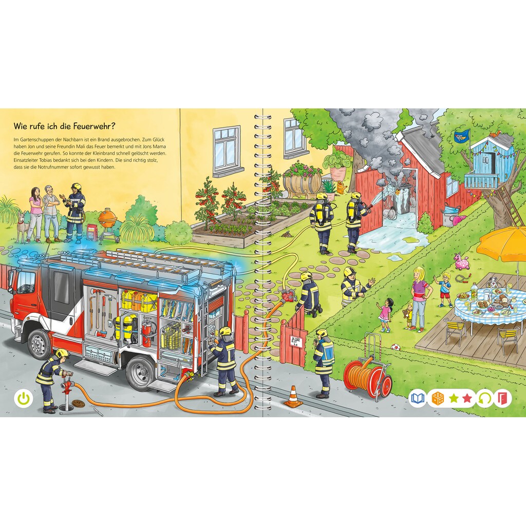 Ravensburger Buch »tiptoi® Wieso? Weshalb? Warum? Bei der Feuerwehr«