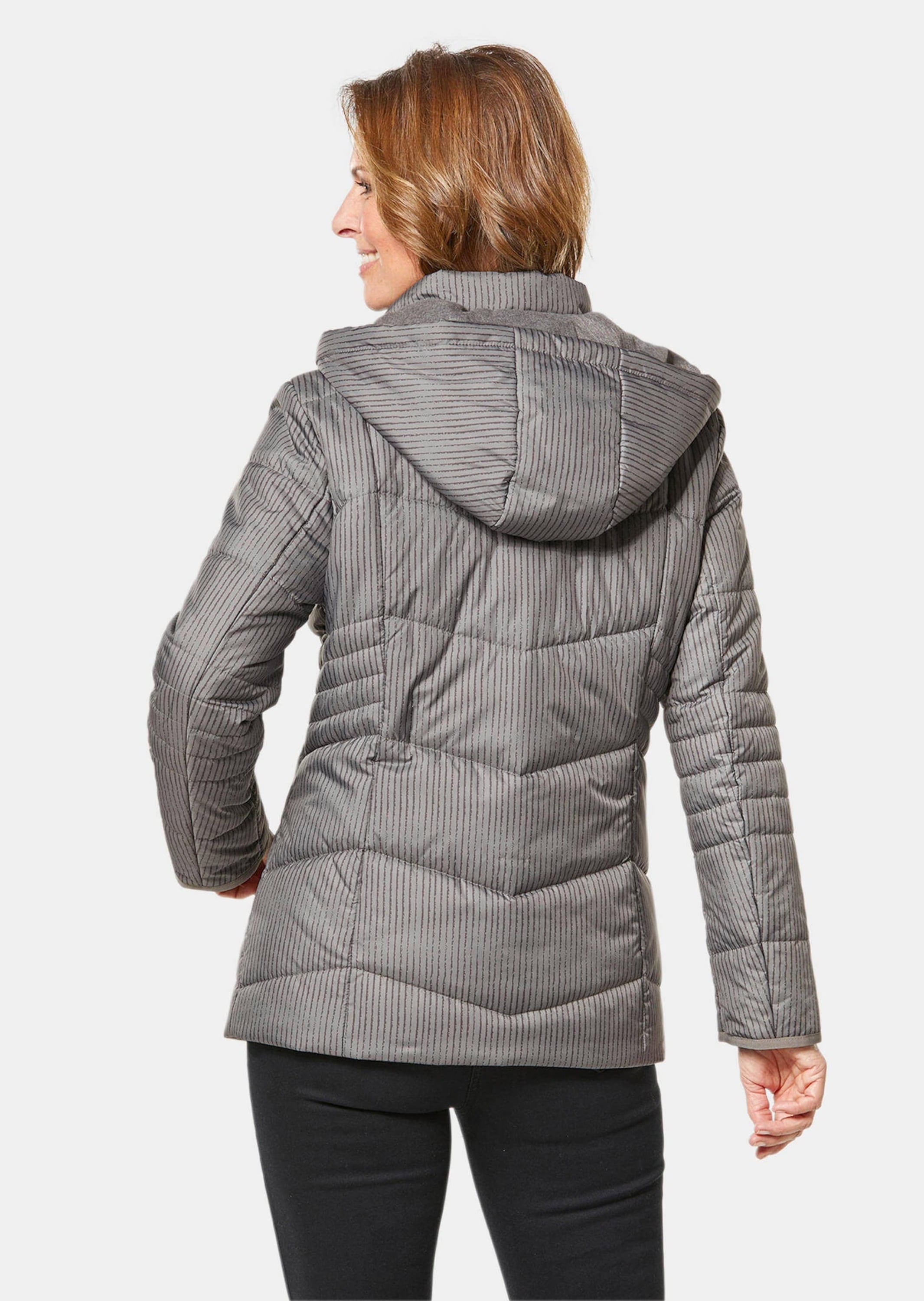 GOLDNER Steppjacke »Steppjacke Steppjacke mit farbharmonischem Druck«