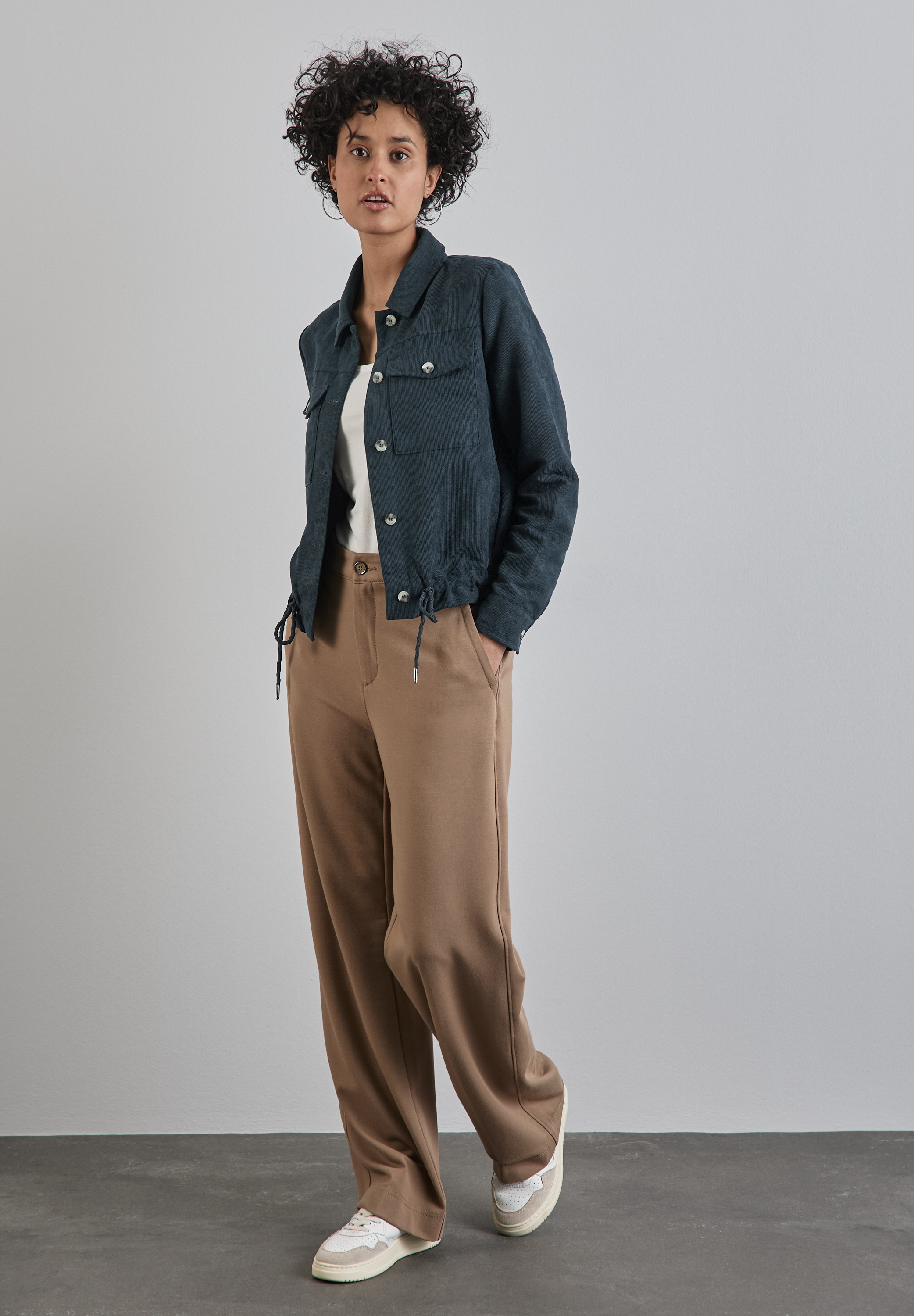 STREET ONE Cordjacke, ohne Kapuze, mit Brusttaschen