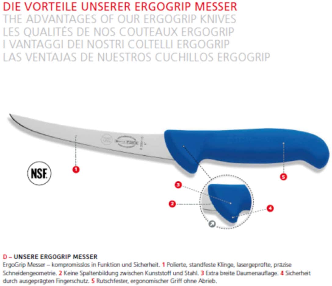 F. DICK Ausbeinmesser »Ergo Grip«, (1 tlg.), Aufbrechmesser, 15 cm