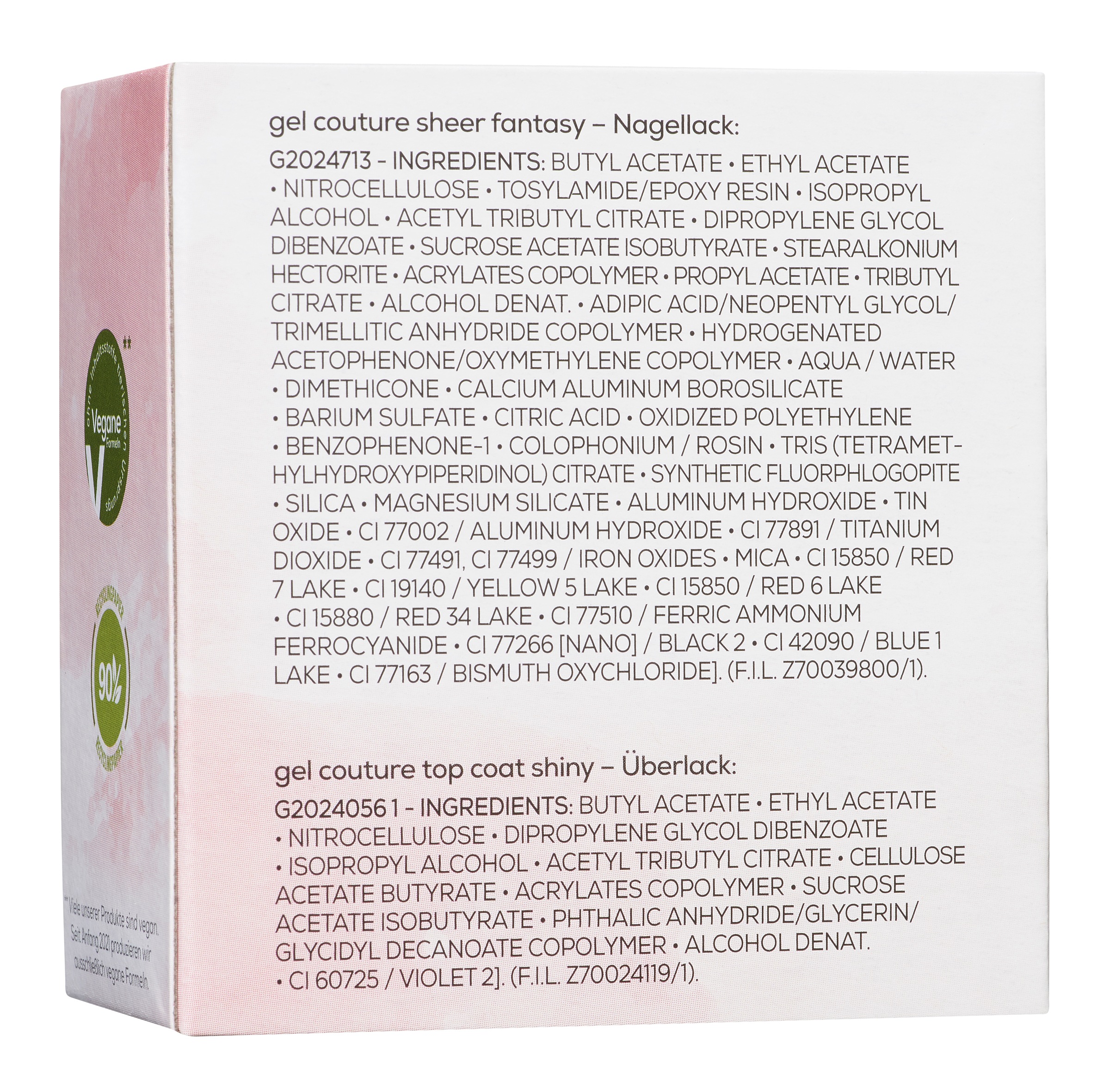 essie Nagellack-Set »Essie Nagellack Gel Couture Set«, mit natürlichen Inhaltsstoffen