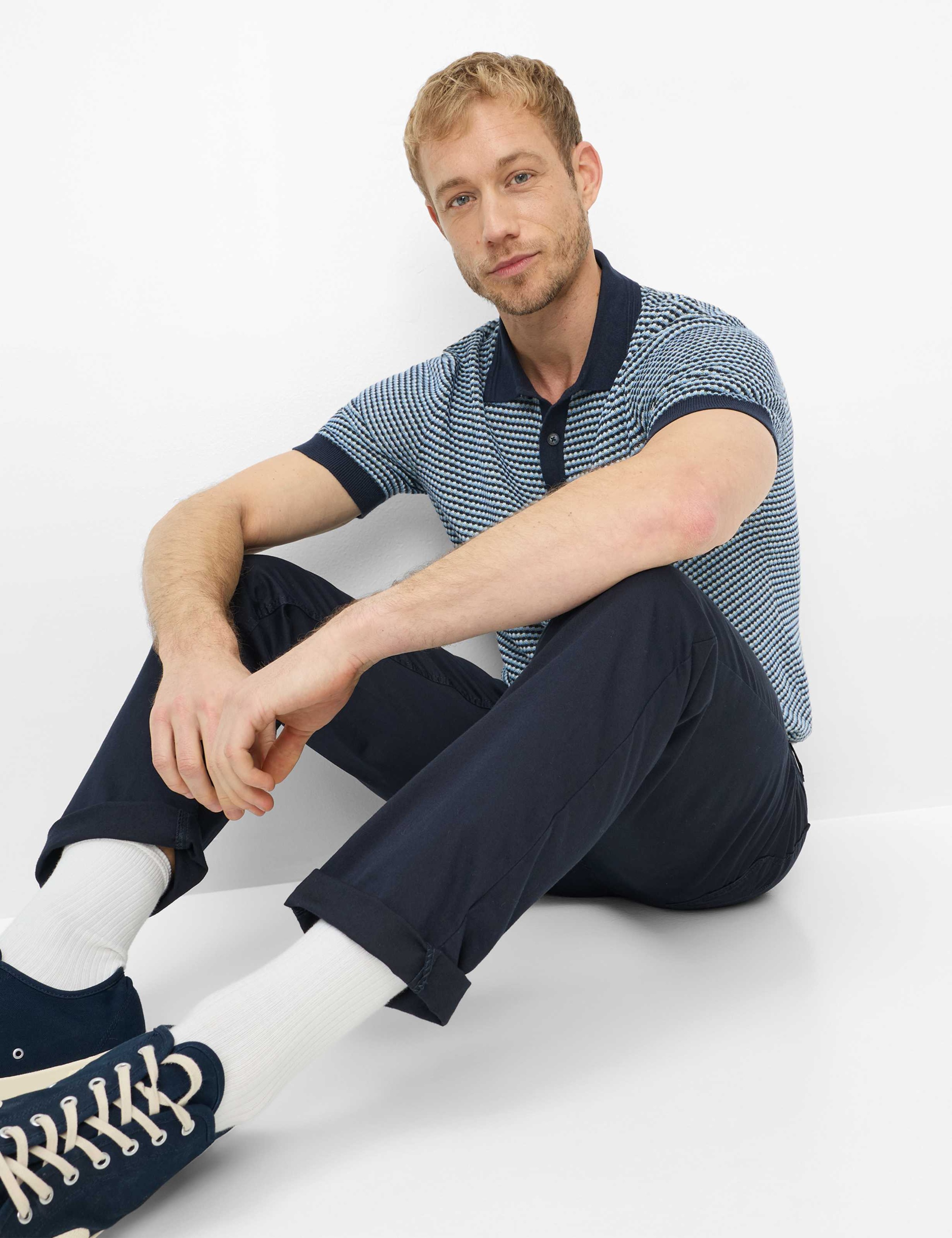 Brax Cooper 5-Pocket Trousers Navy 44 3