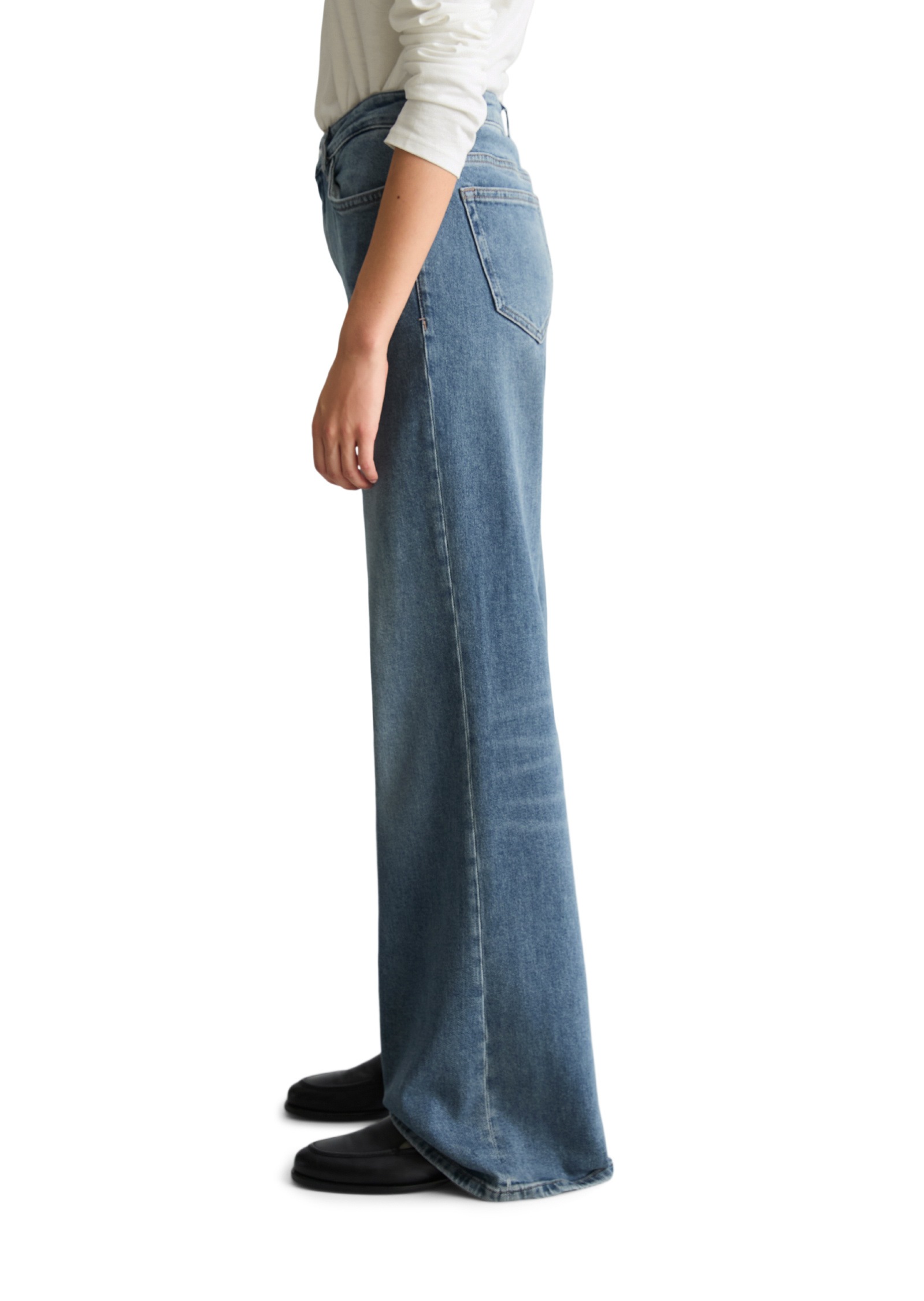 Marc O'Polo DENIM Schlagjeans »aus Organic-Cotton-Lyocell-Mix«