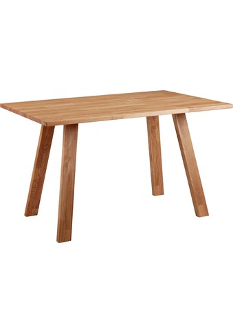 SCHÖSSWENDER Esstisch »Lorenzo«, Gestell und Tischplatte, Massivholz mit optionalen... kaufen