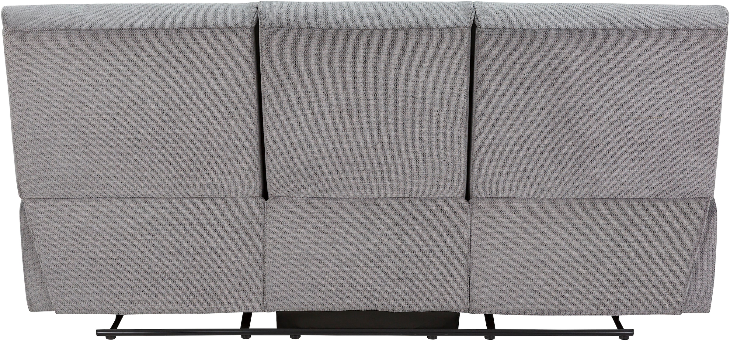 Home affaire 3-Sitzer »LANNOY, manuelle o. elelektrische Relaxfunktion in 2 Sitzen, USB A/C«, Liegefunktion (105°-150°), Reclinersofa, Webstoff, Federkern