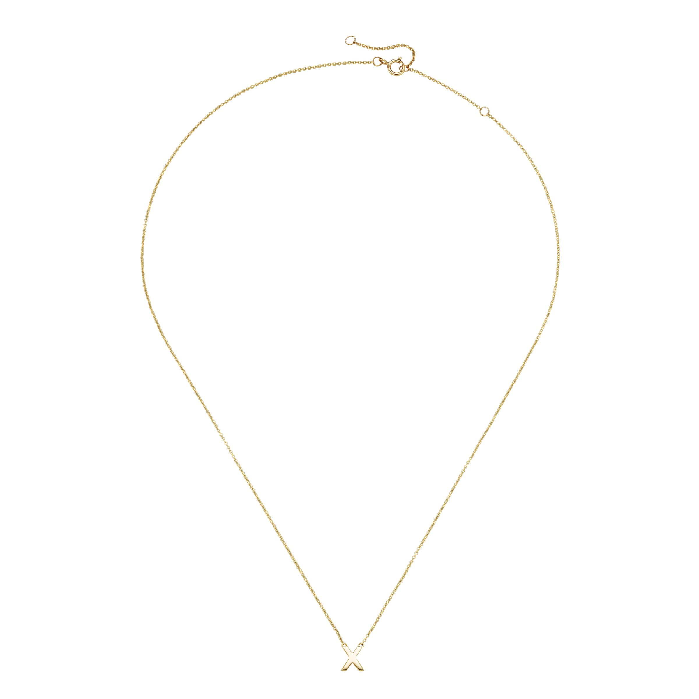 Luigi Merano Goldkette »mit einem kleinen X, Gold 375«