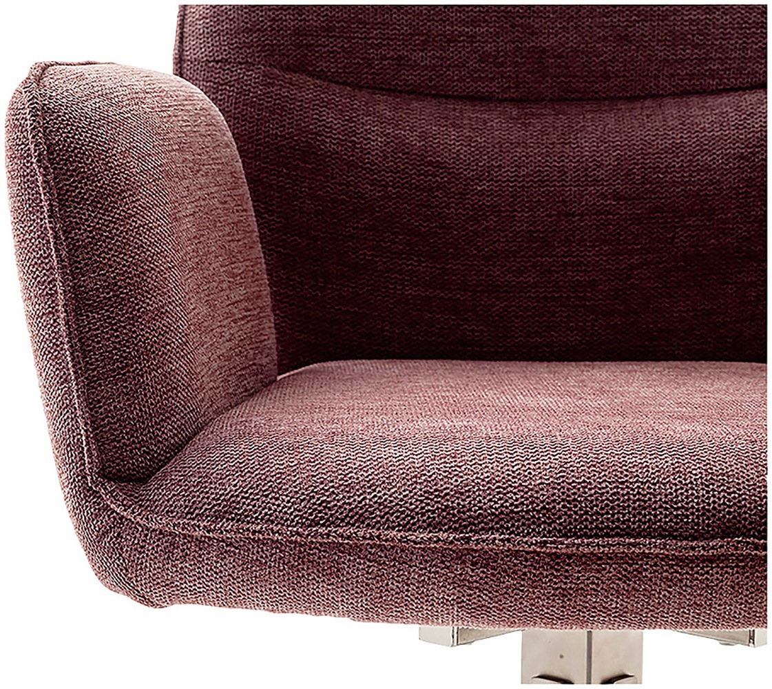 MCA furniture Esszimmerstuhl »GREYTON«, Chenille, (2er-Set), drehbar 180°, Belastbarkeit 120 kg, Sitzhöhe ca. 50 cm