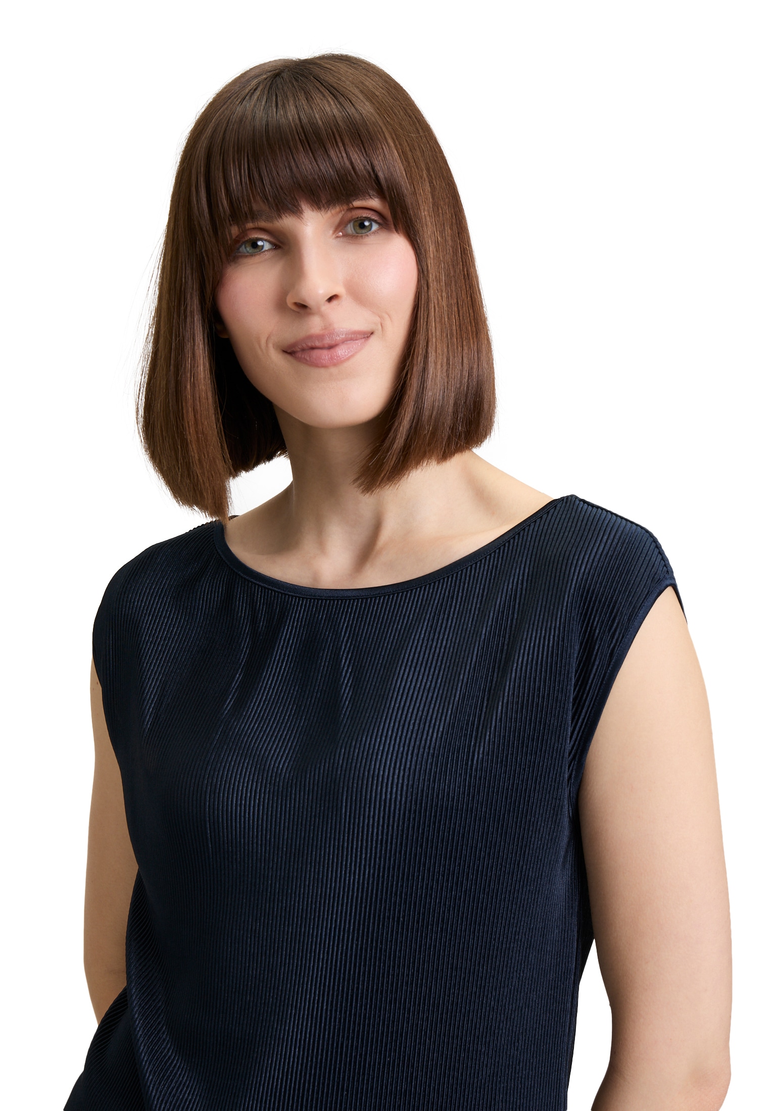 Betty&Co Blusentop »Betty & Co Blusentop mit Plissee«
