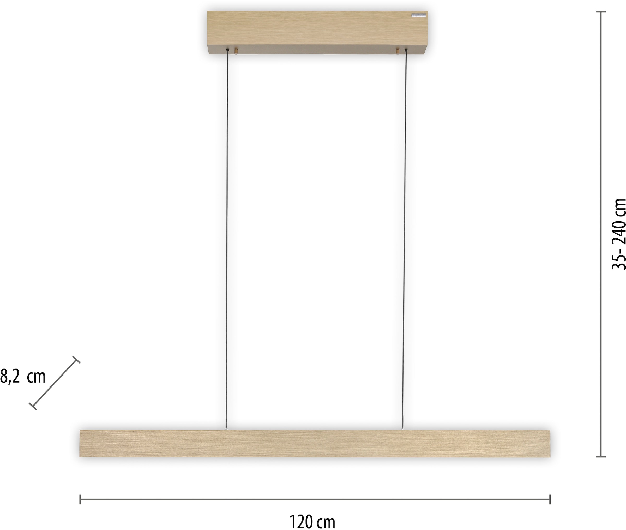Neuhaus PURE LED Pendelleuchte »PURE E-Motion« LED-Board 1 Stk. warmweiß - kaltweiß e-LIFT® Funktion, CCT, dimmbar, Up-&Downlight