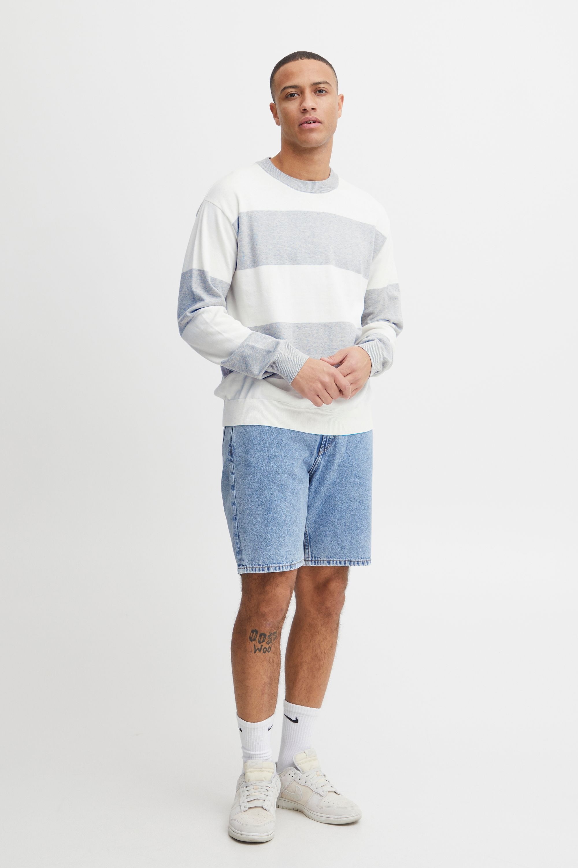 Solid Strickfleece-Pullover "Strickpullover SDFedele" günstig online kaufen