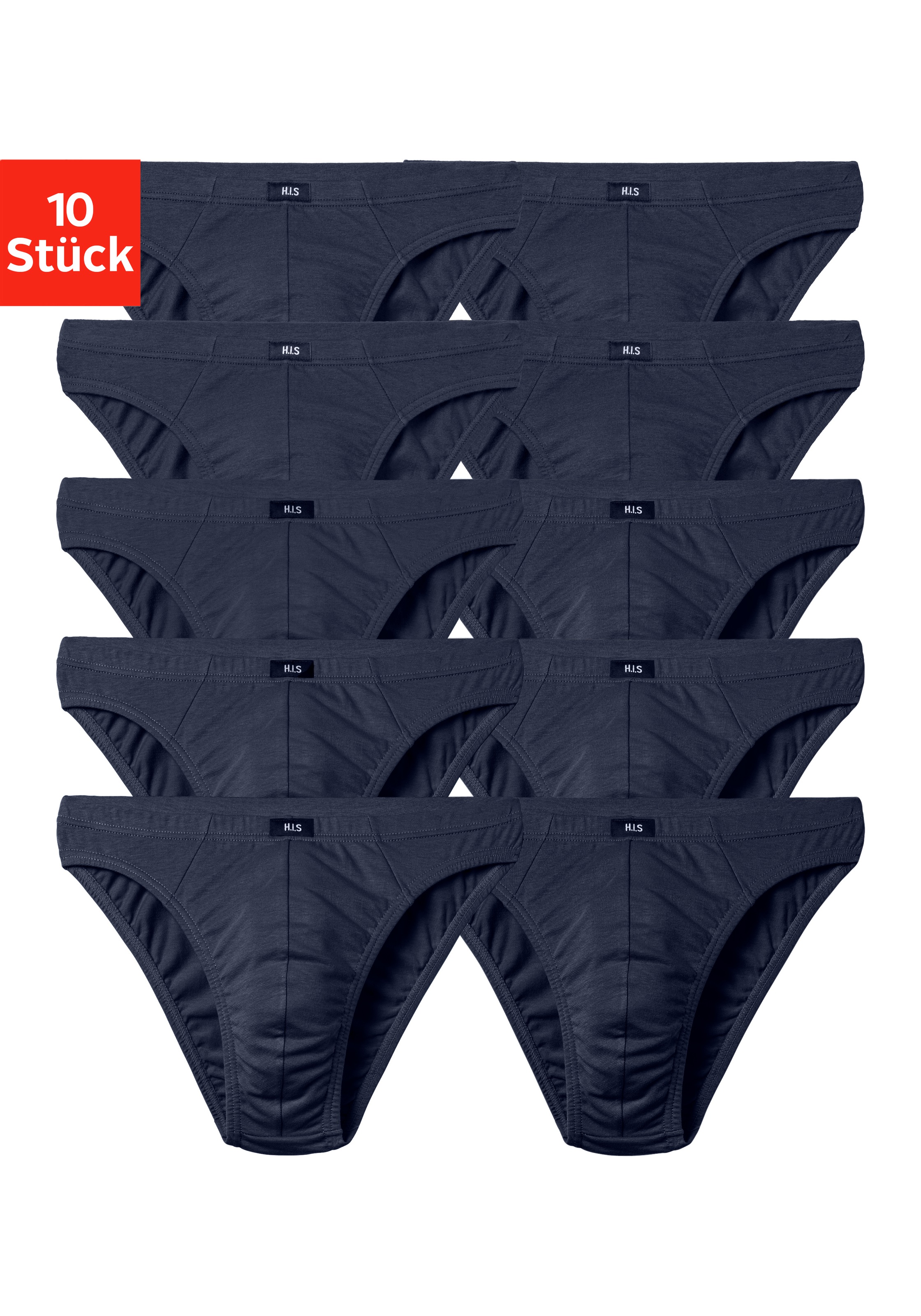 H.I.S Slip "Herren Minislip" Packung, 10 Stk. in Baumwoll-Mix günstig online kaufen