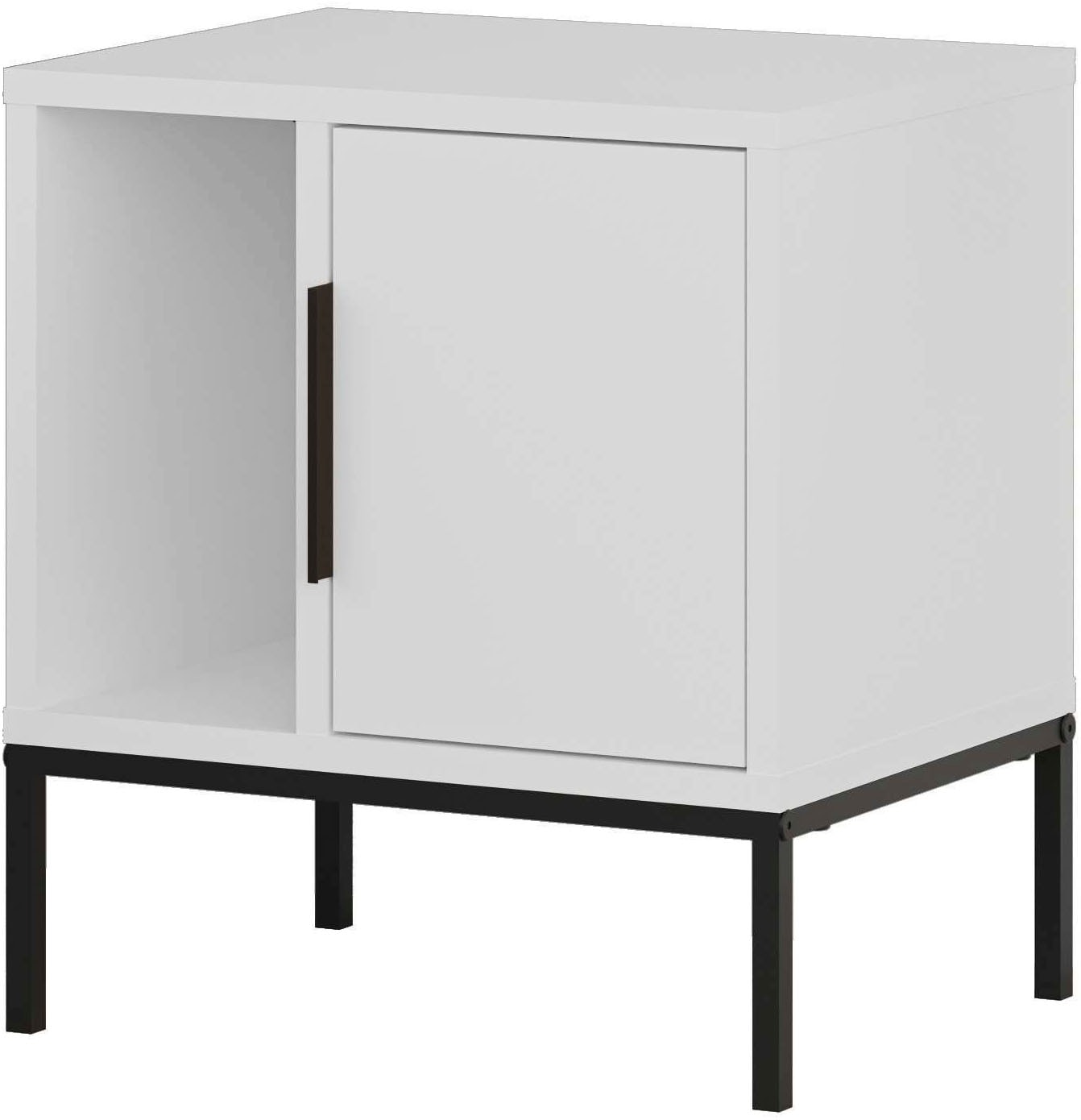 Decortie Nachttisch "GLYNN NACHTTISCH MIT U FEET" Packung, 1 Stk. tlg. Leic günstig online kaufen