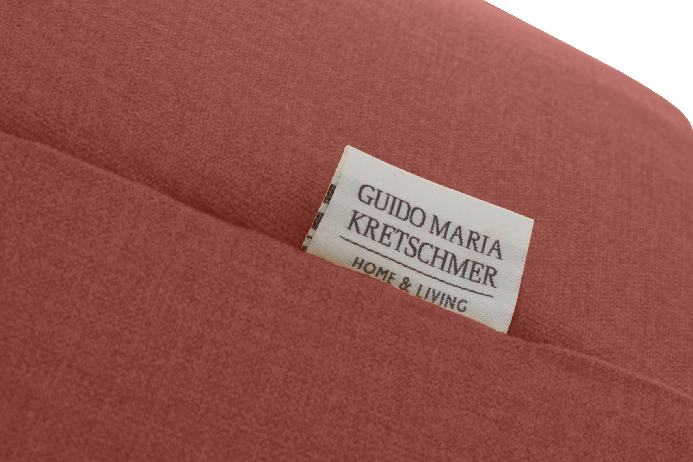 Guido Maria Kretschmer Home&Living Loveseat »Amiens Sessel Loungesessel«, mit wunderschöner Knopfheftung im Rücken