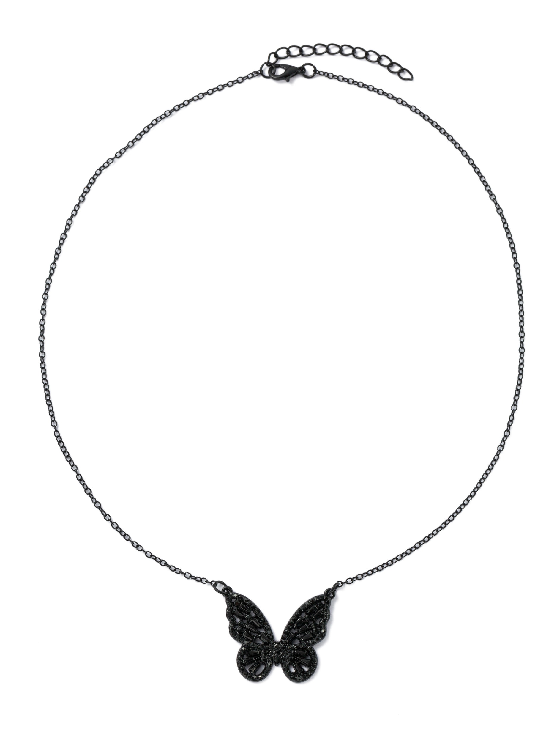 Aniston JEWELRY & WATCHES Kette mit Anhänger »Schmuck Geschenk Kupfer Halsschmuck Halskette Schmetterling« Made in Germany - mit Glasstein