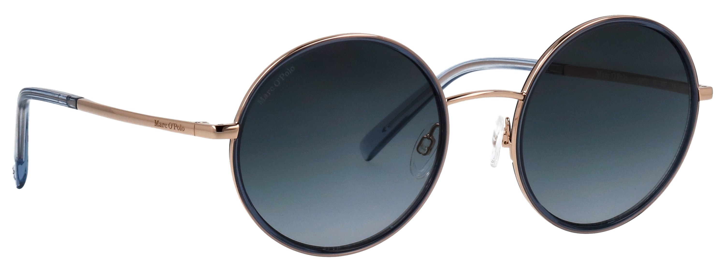 Thumbnail - Marc OPolo Sonnenbrille "Modell 508001" Form Rund, Logoschriftzug auf Bügel, Kombifassung