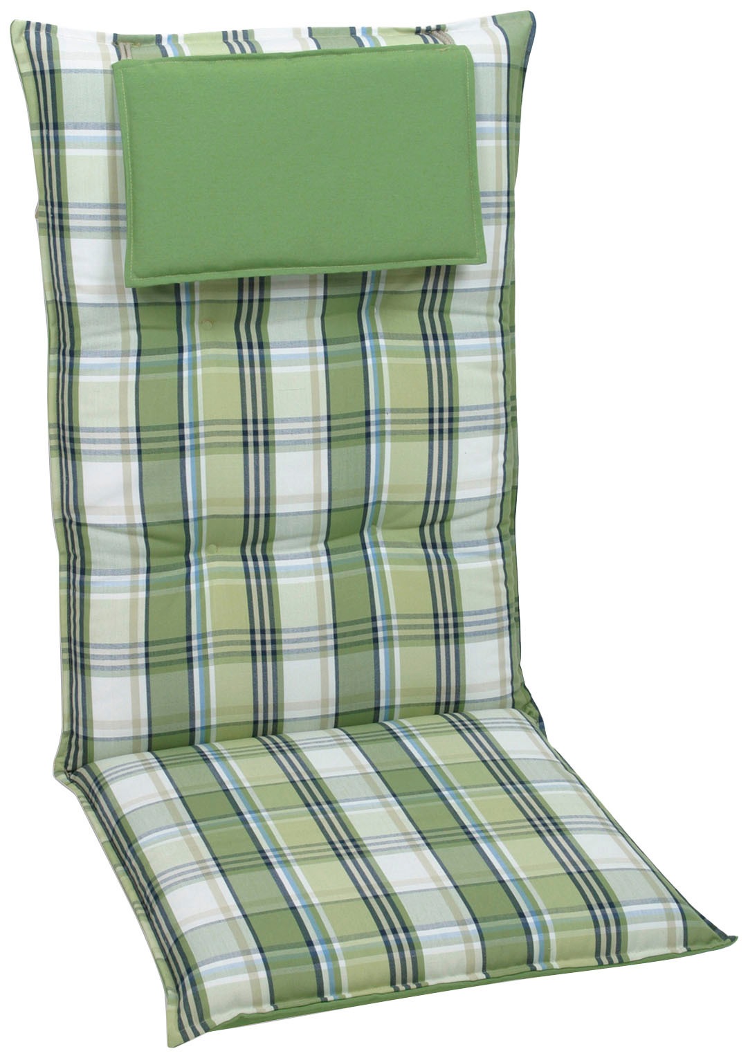 GO-DE Bordeaux High Back Chair Cushion Green 120cm 2