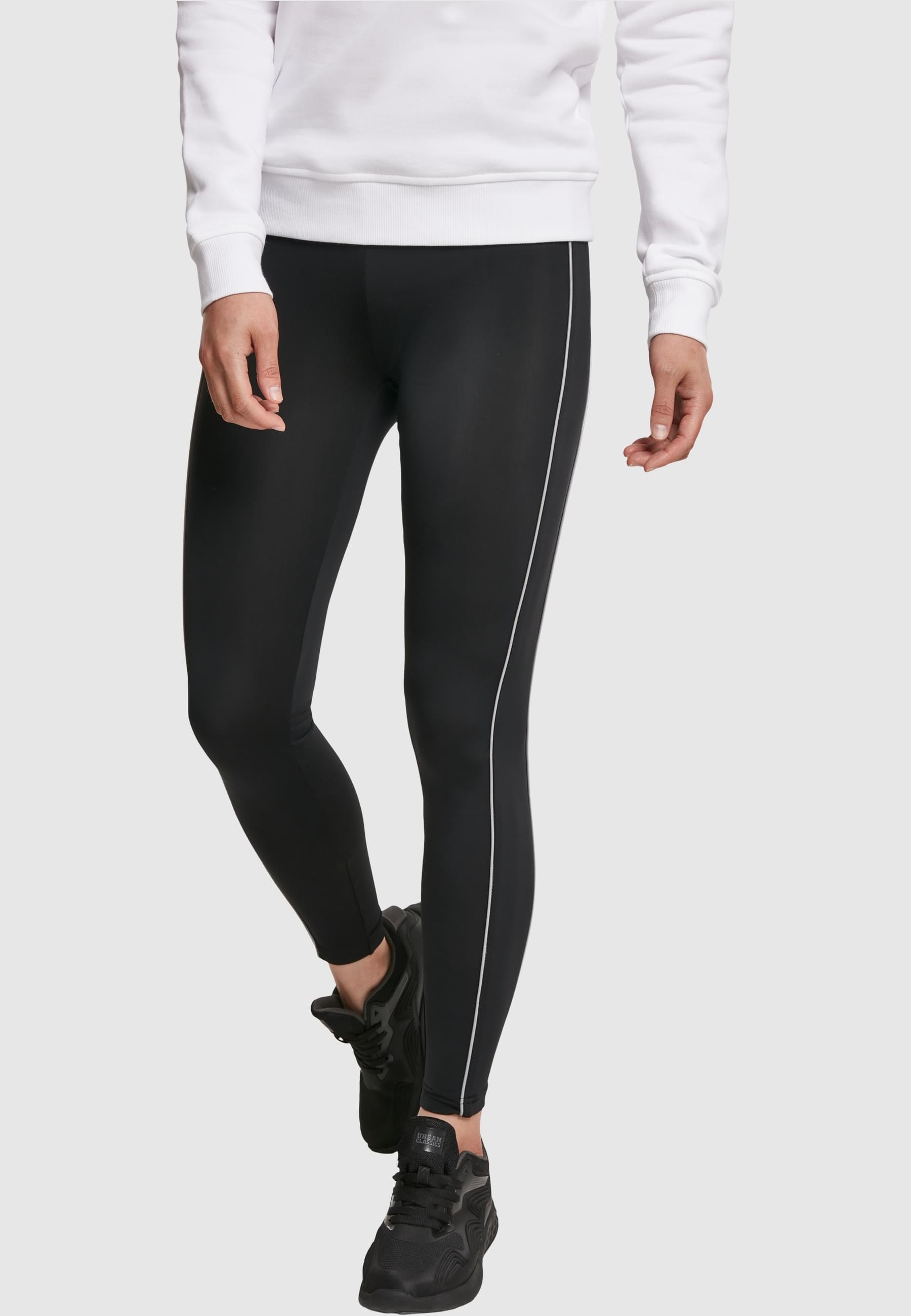 URBAN CLASSICS Leggings »Urban Classics Damen Ladies High Waist Reflective Leggins«, (1 tlg.)