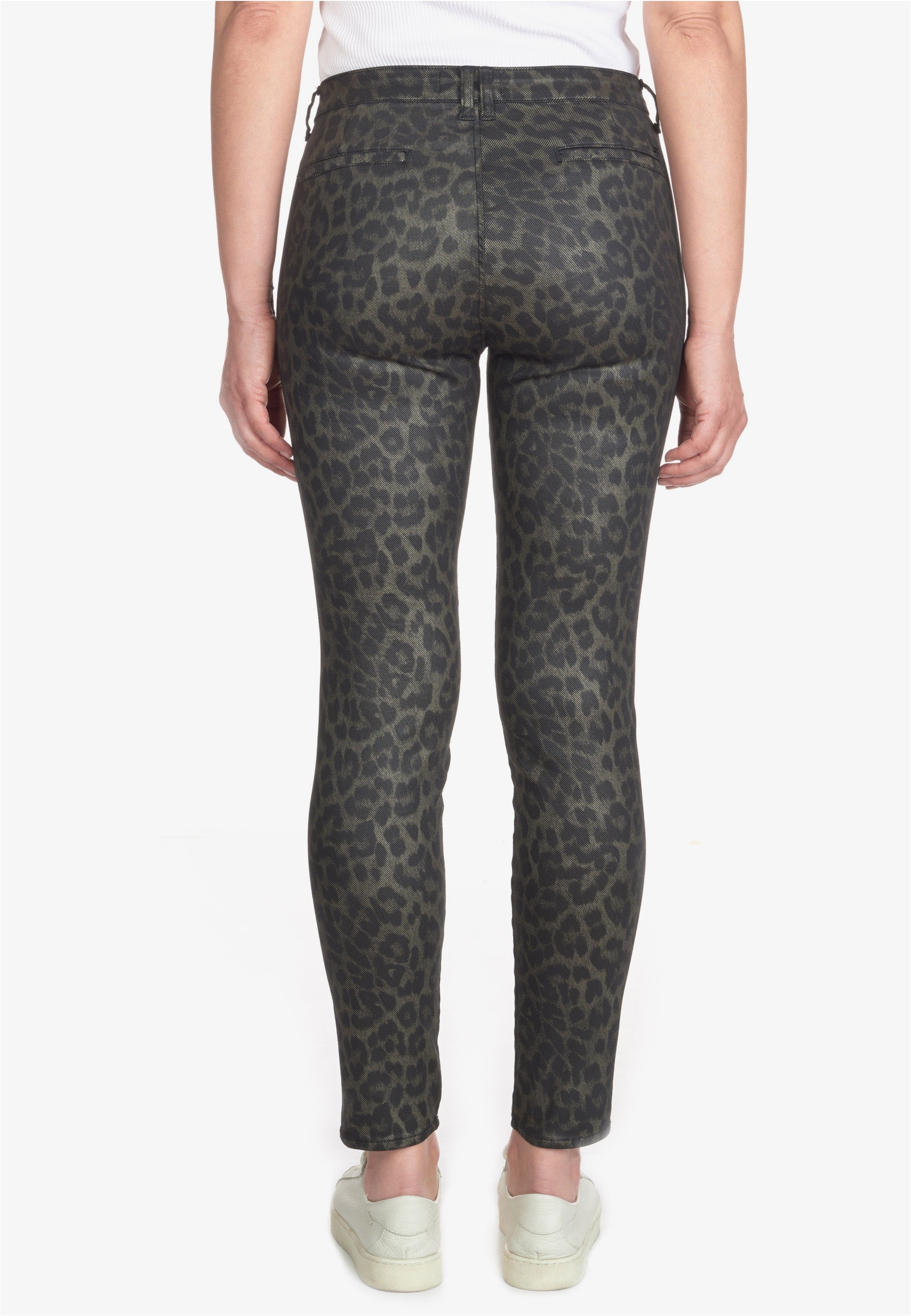 Le Temps Des Cerises Slim-fit-Jeans »FLEXY«, im stylischen Animal-Design
