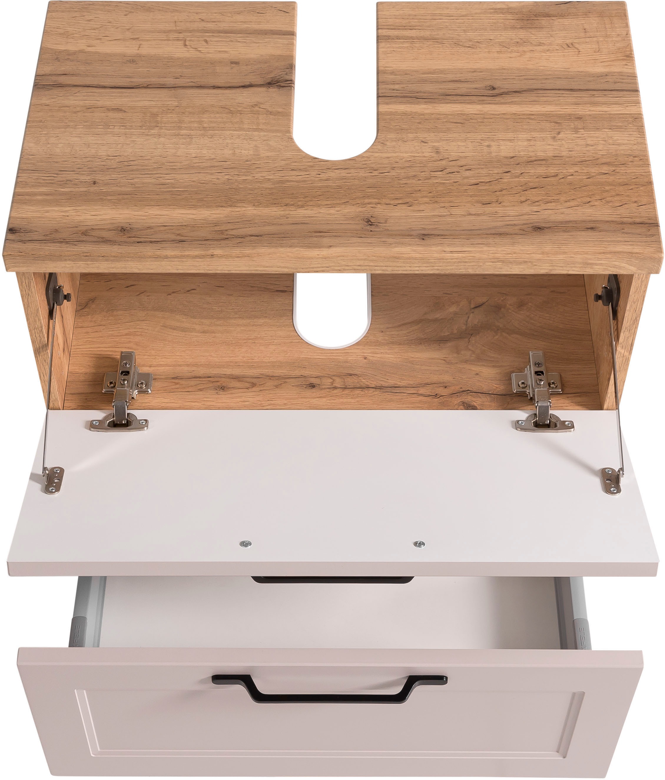 welltime Badmöbel-Set »Lana«, (Komplett-Set, 2 St.), Badezimmer-Set, 2-teilig, 60 cm breit