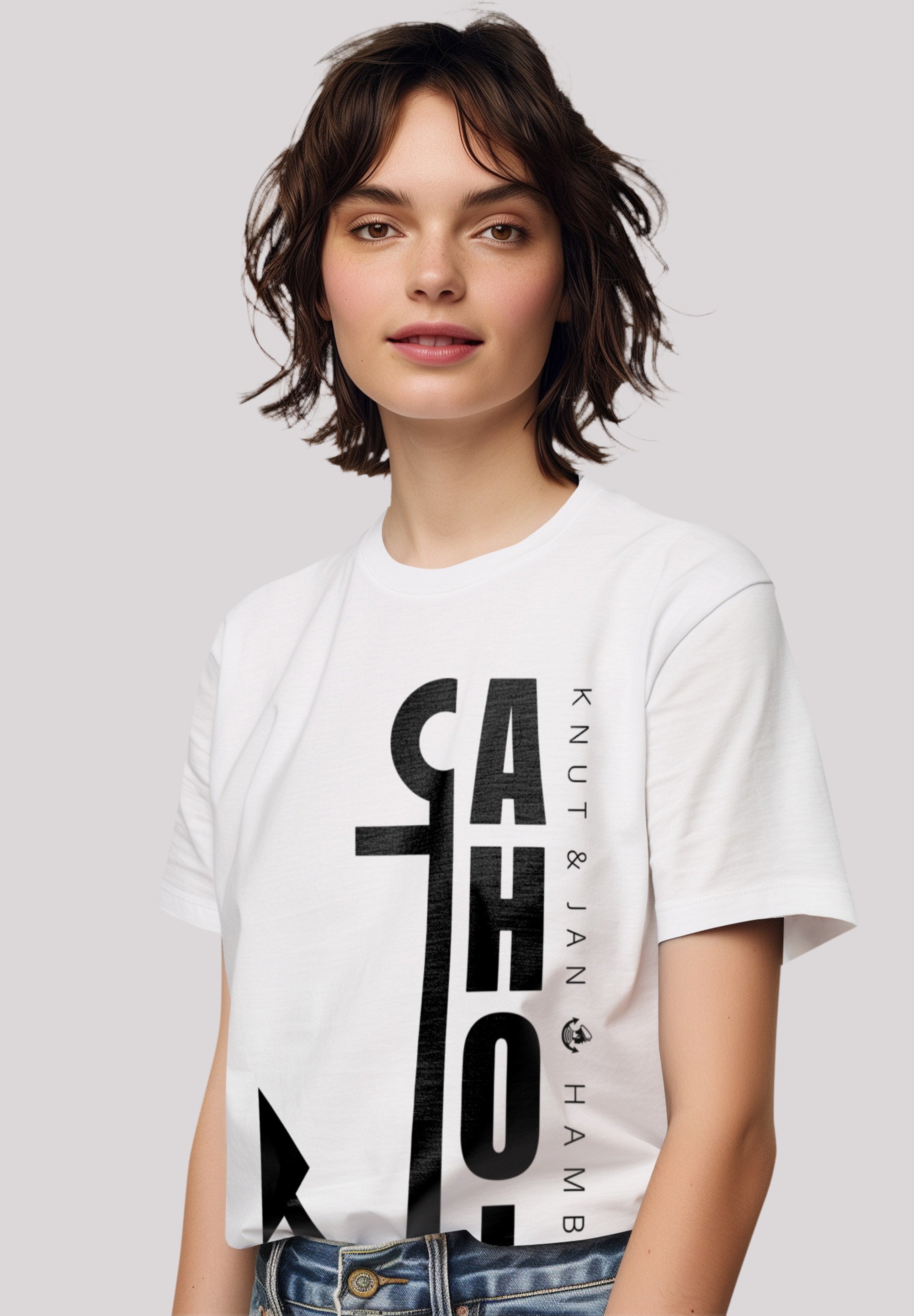 T-Shirt »Ahoi Anker Crop Knut & Jan Hamburg«, Premium Qualität