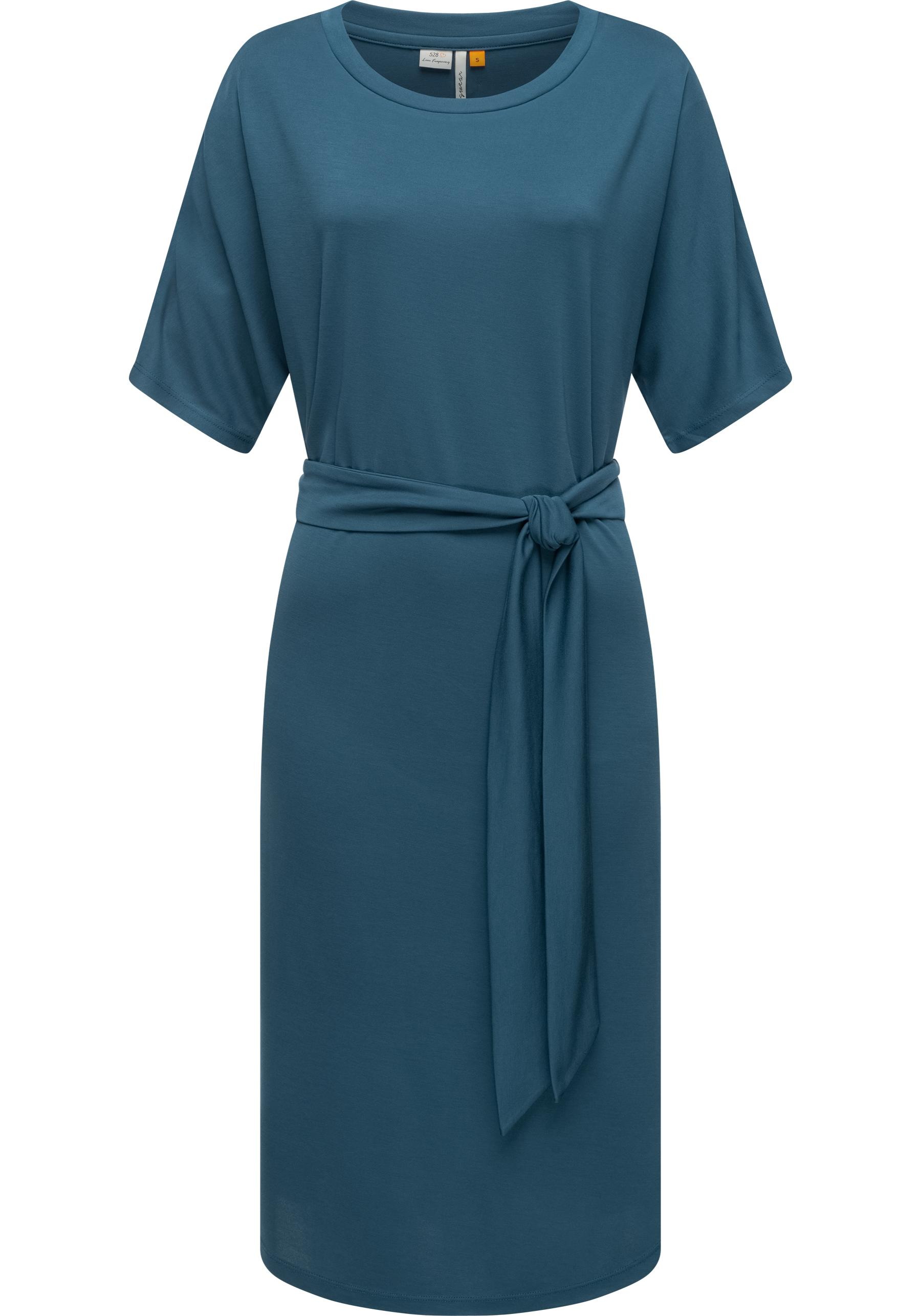 Ragwear Shirtkleid "Pallerma" Ohne Taschen stylisches Sommerkleid mit Bindeband an der Taille