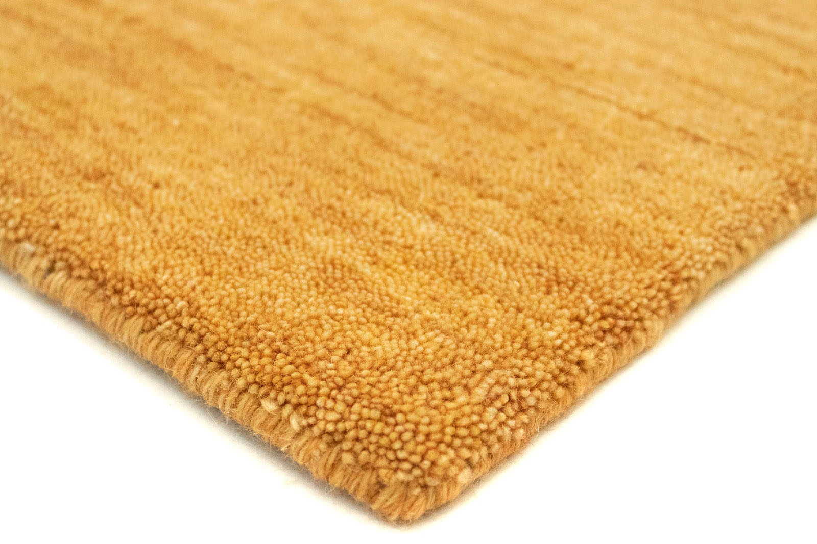 morgenland Wollteppich »Uni - Gabbeh Teppich - Softy«, rechteckig, 1,6 mm Höhe, Gabbeh Optik, Uni Farben, reine Wolle, sehr weicher Flor, Wohnzimmer
