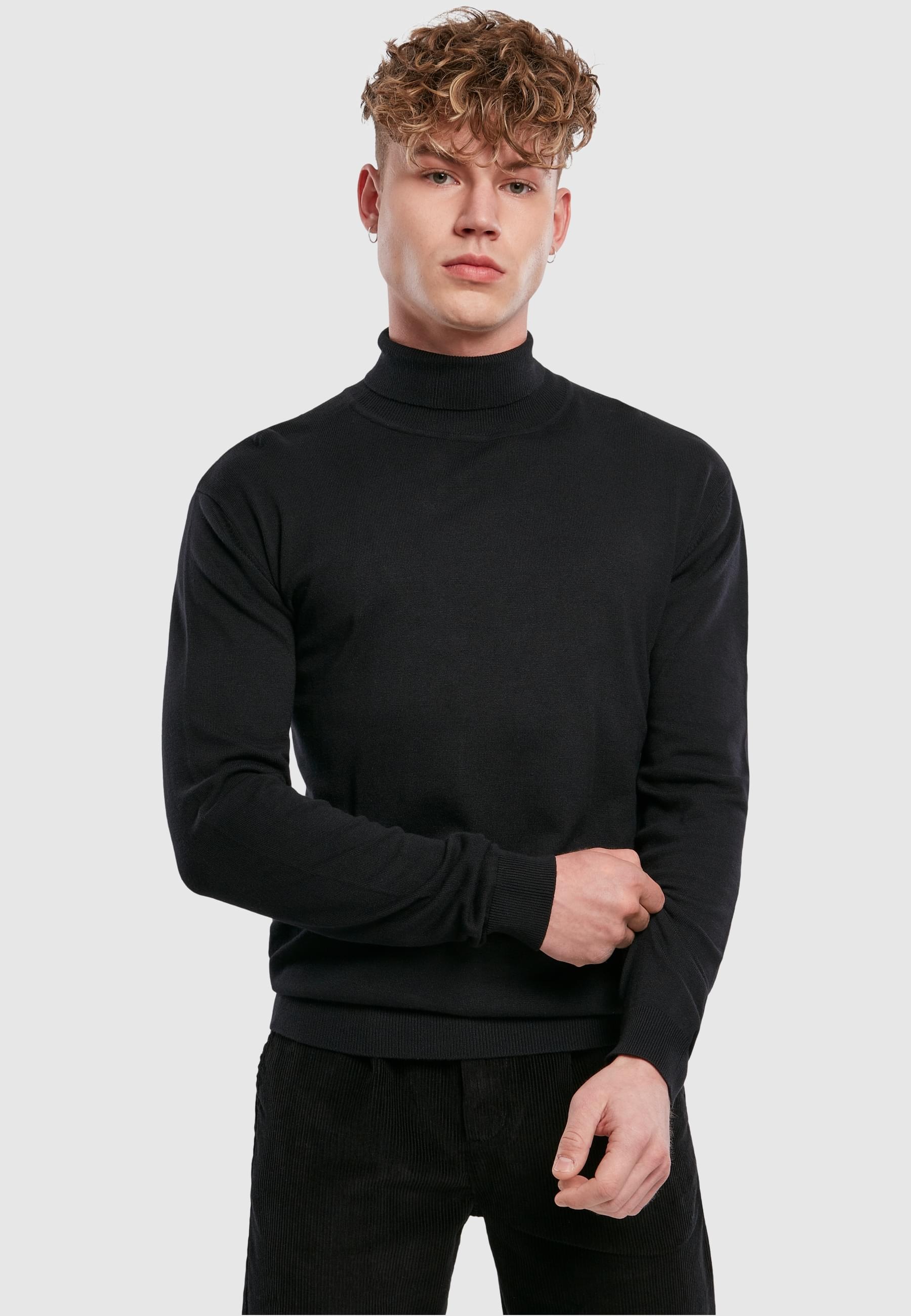 URBAN CLASSICS Rundhalspullover »Urban Classics Herren Basic Turtleneck Sweater«