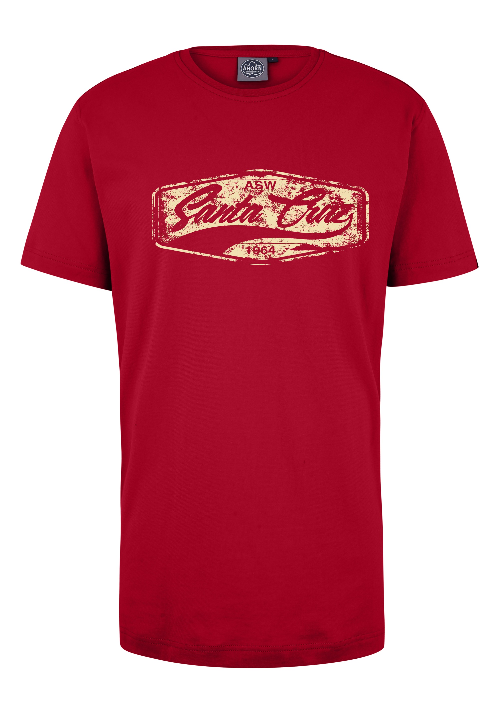 AHORN SPORTSWEAR T-Shirt mit CRU«, Frontprint modischem | für ▷ »SANTA BAUR