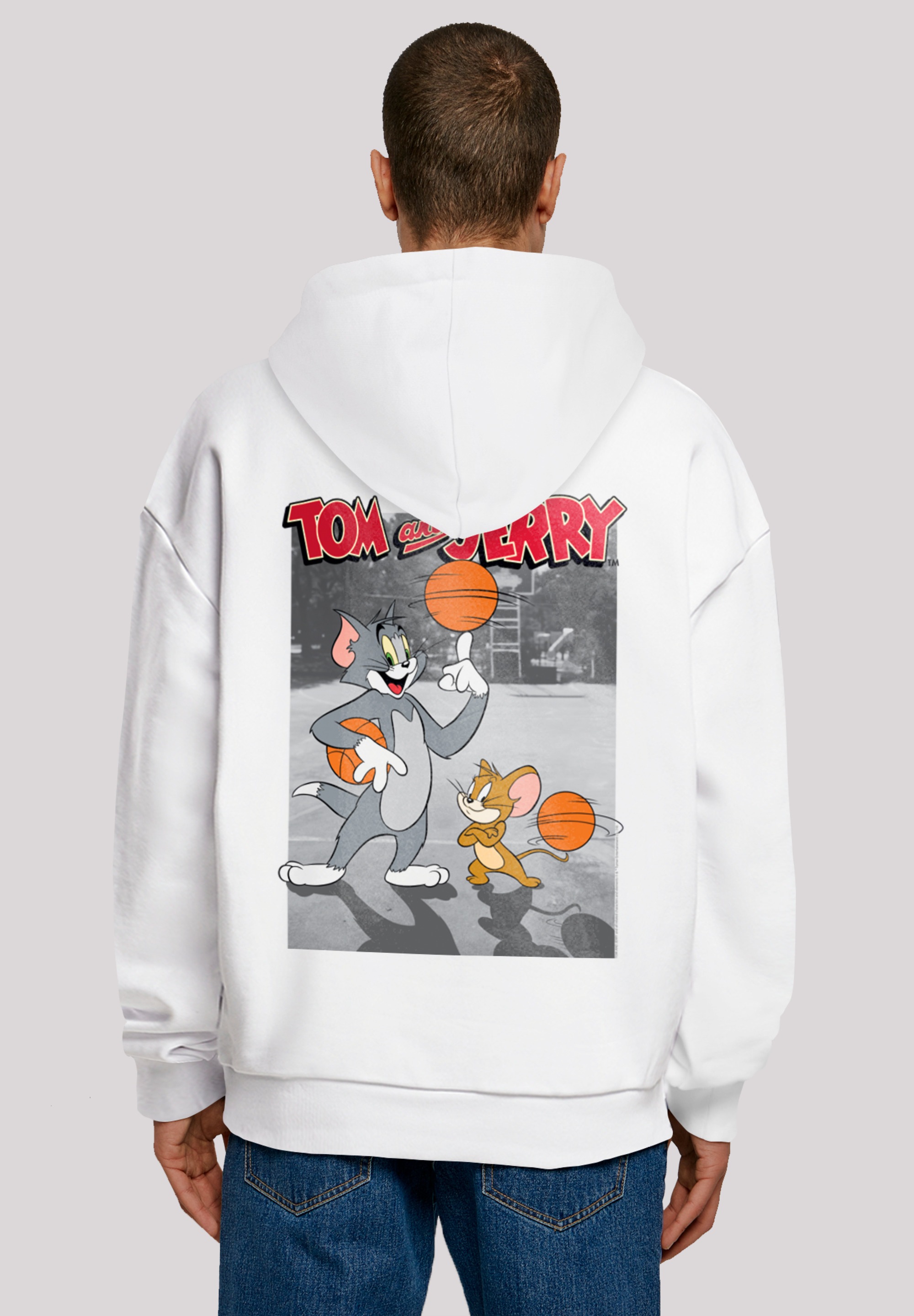 F4NT4STIC Kapuzenpullover »Tom and Jerry TV Serie Basketball Buddies«, Herren,Premium Merch,Oversize,Kapuzenpullover,Bedruckt