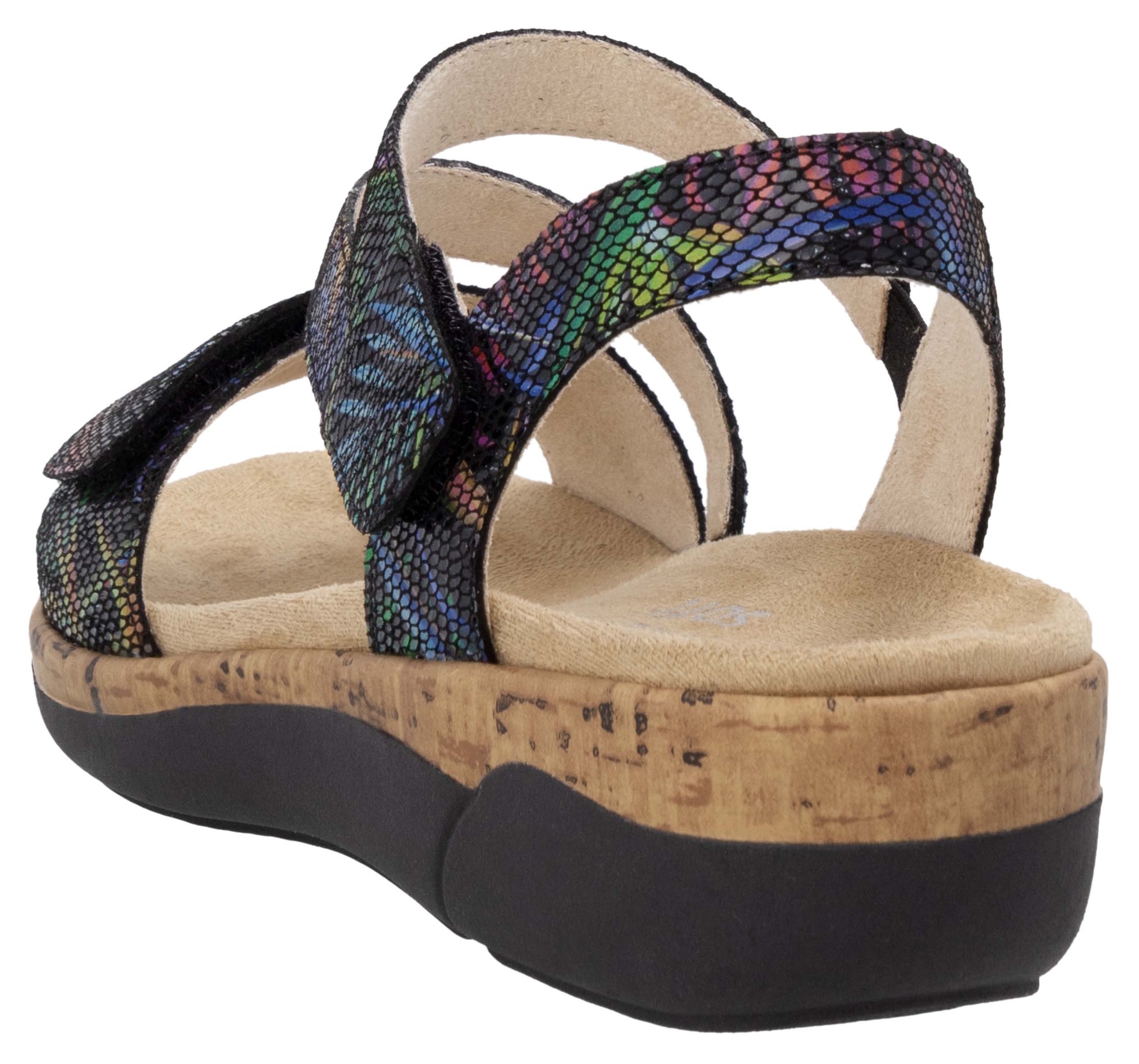Remonte Keilsandalette, Sommerschuh, Klettschuh, Riemchensandale mit Softfußbett