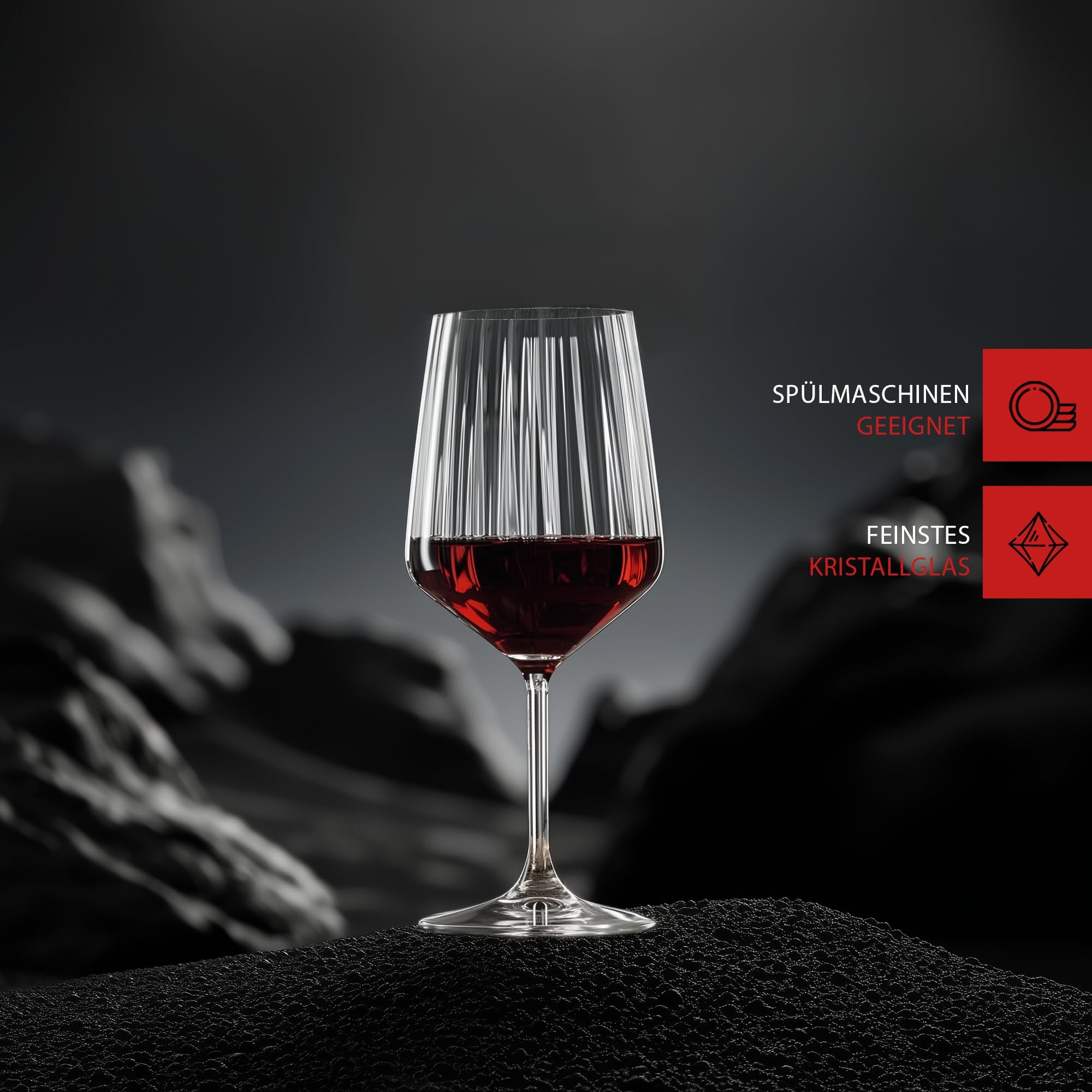 SPIEGELAU Rotweinglas »Rotweingläser Lifestyle 630 ml 4er Set transparent«