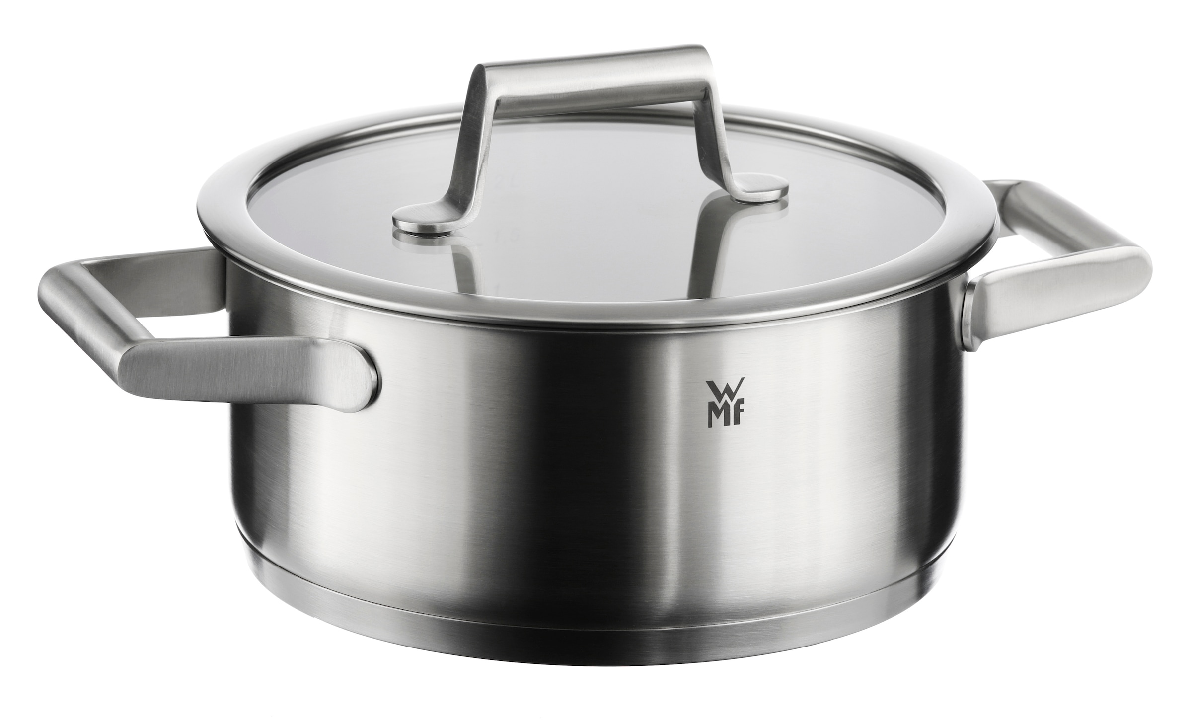 WMF Topf-Set »Comfort Line«, 5-teiliges Kochtopf Set mit Glasdeckel, mattiert, Cromargan® Edelstahl Rostfrei 18/10, für alle Herdarten geeignet
