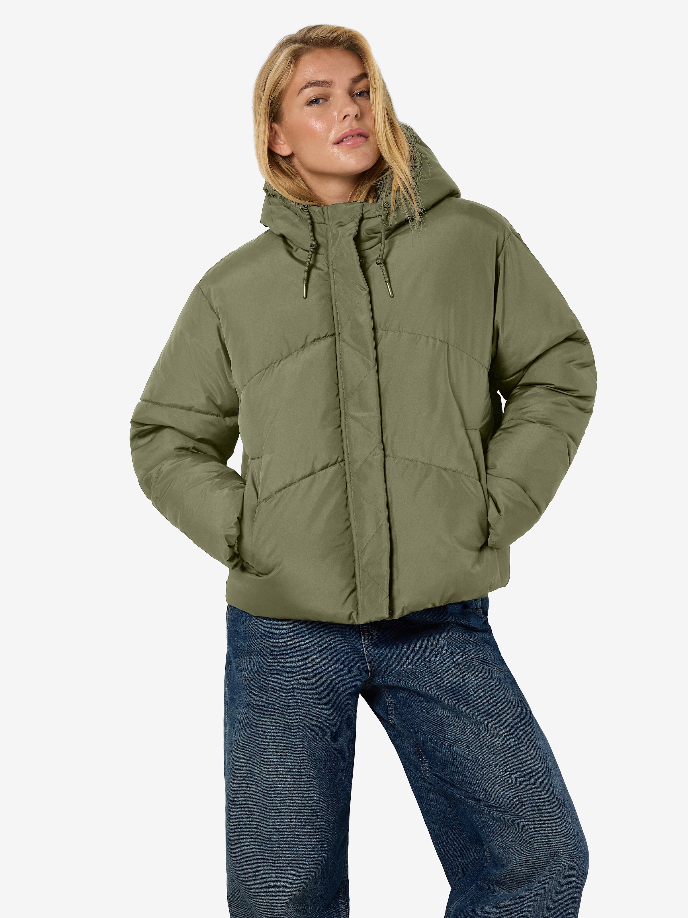 Noisy may Steppjacke "NMTENNA L/S SHORT JACKET NOOS", mit Kapuze günstig online kaufen