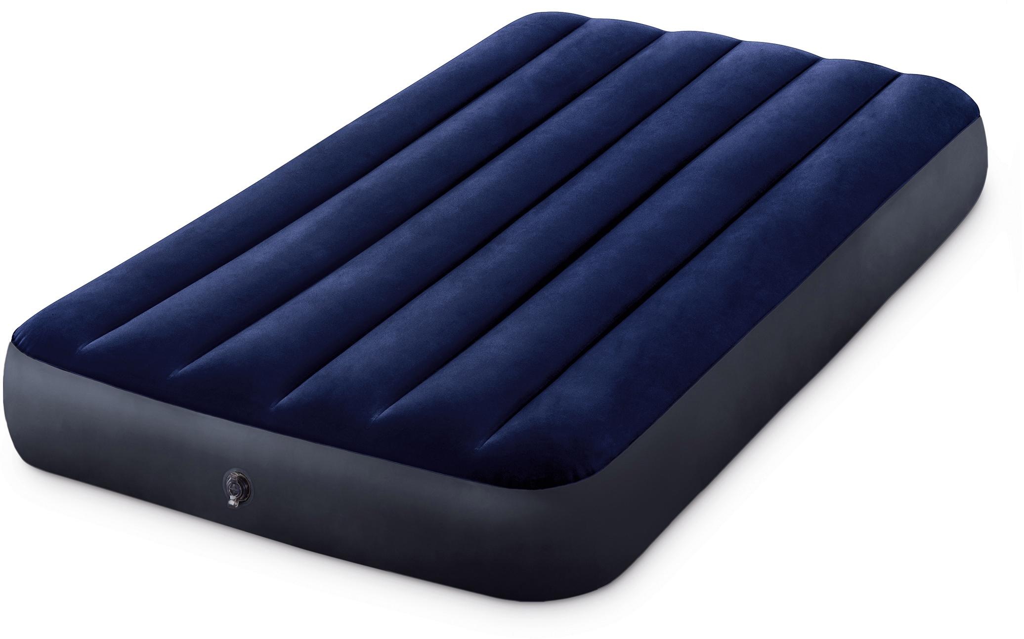 INTEX Luftbett "DURA-BEAM Classic Downy Airbed", B/H/L: 99cm x 25cm x 191cm, blau, Luftbetten