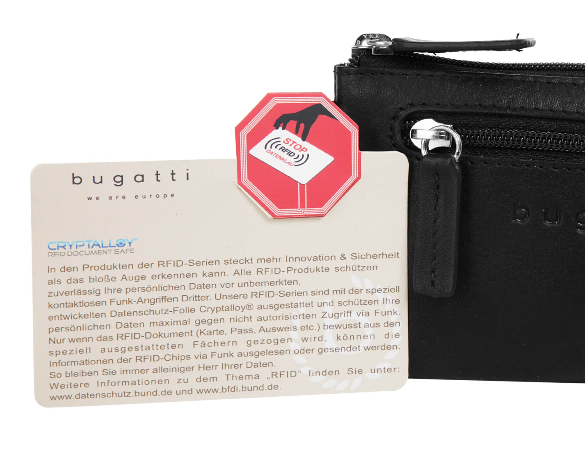 bugatti Schlüsseltasche »PRIMO RFID«, echt | BAUR online Leder kaufen