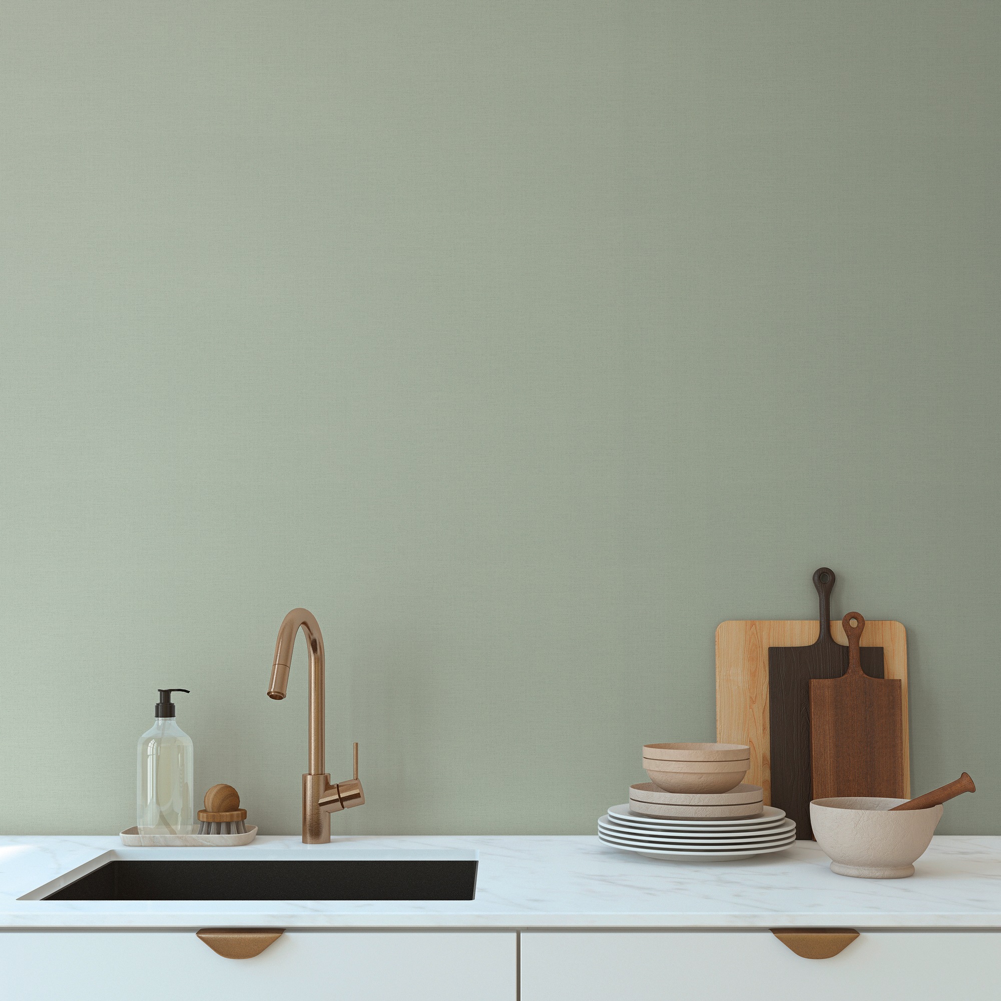 living walls Vliestapete »Florale Tapete mit Pflanzen Zarte Blüten Natur« matt glatt