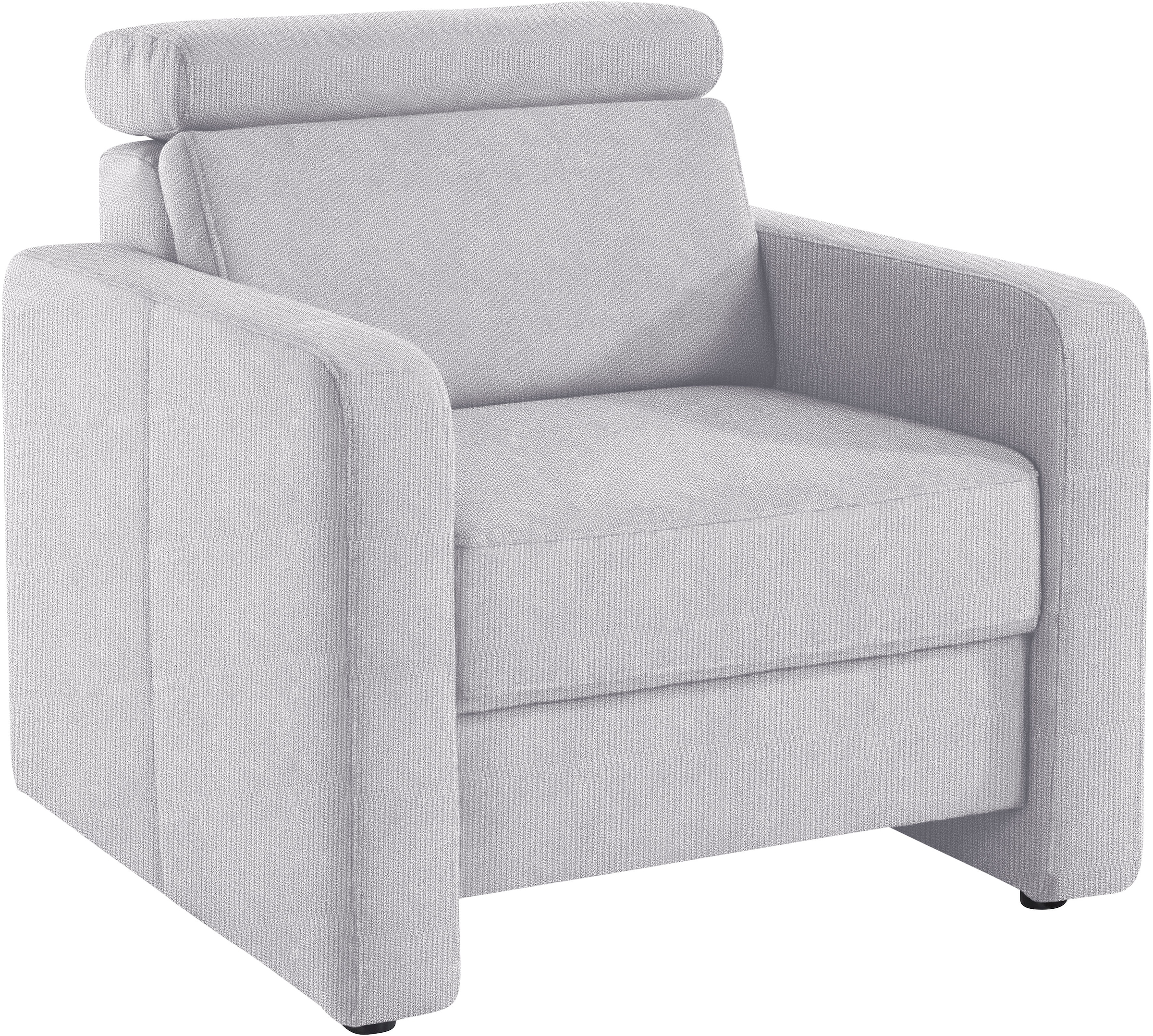 sit&more Sessel »Bologna«, mit Federkern, inklusive Kopfteilverstellung