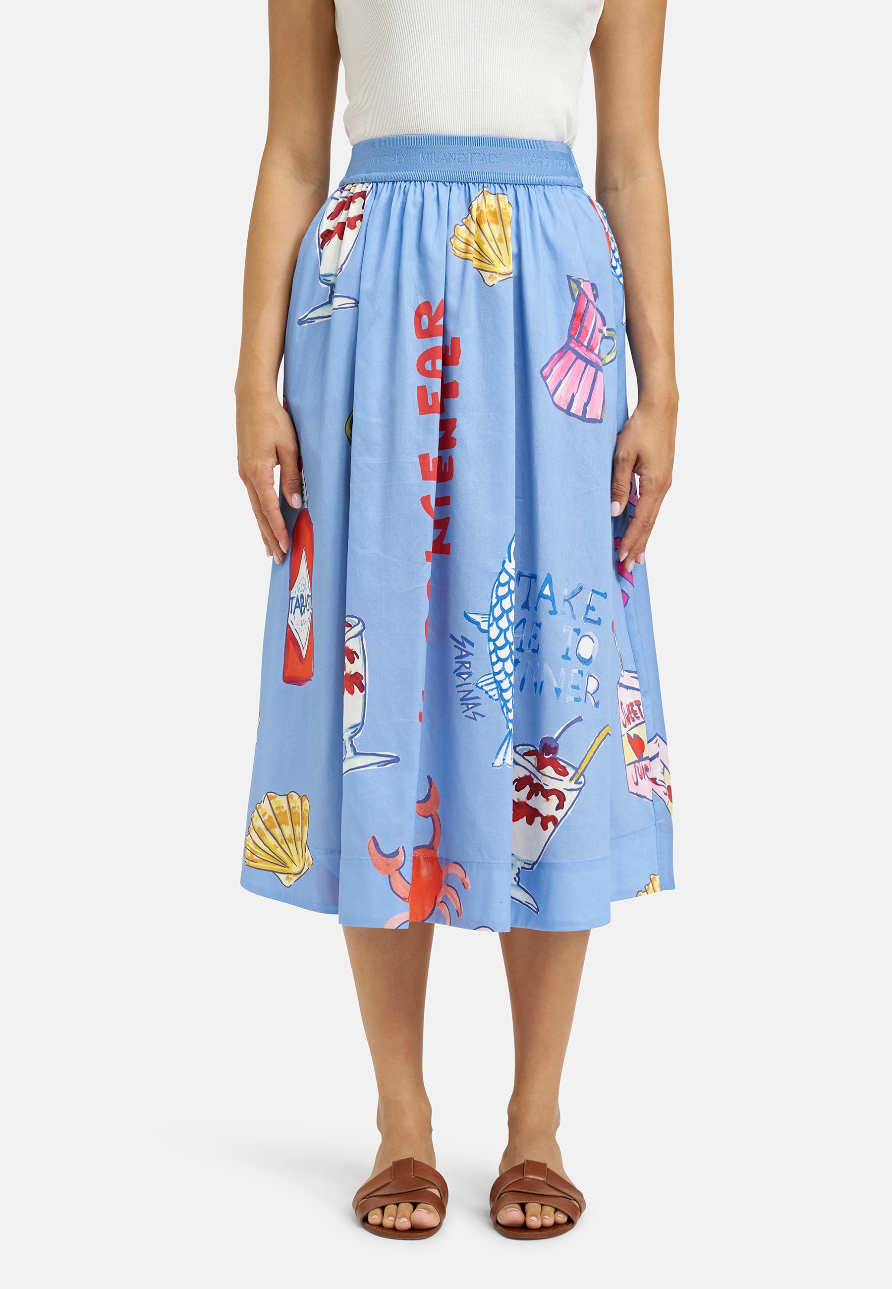 Milano Italy Sommerrock mit Taschen günstig online kaufen